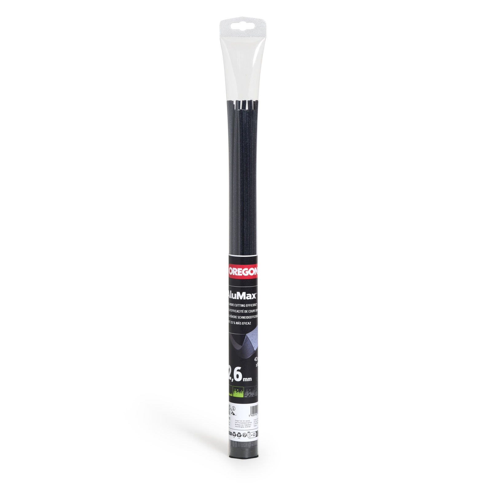  Oregon-maaidraad AluMax, vierkant, diameter 2, 6 mm, lengte 42 cm, 100 stuks - bij KOX online bestellen | 295371E 