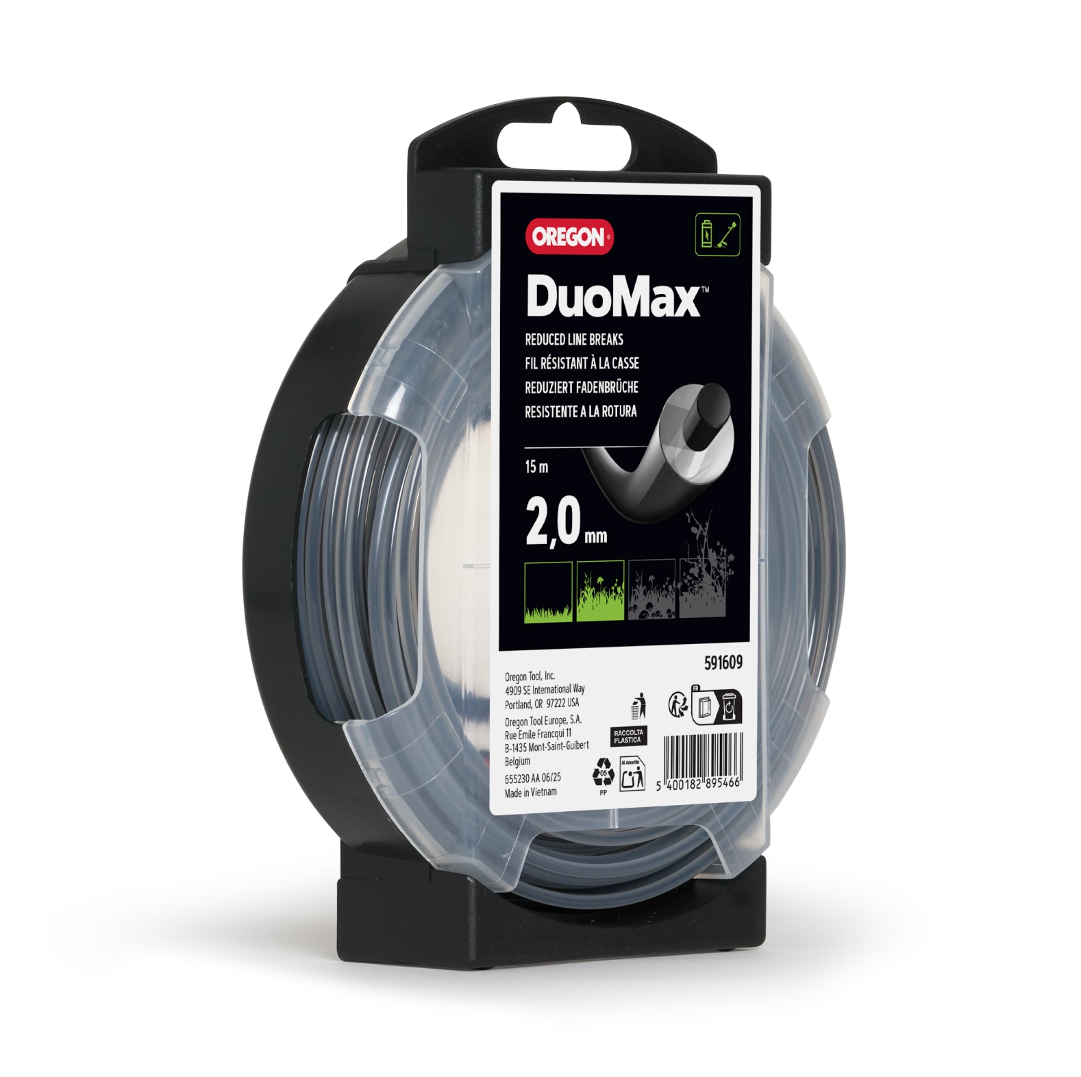 Oregon DuoMax Freischneidefaden 2,0 mm Durchmesser, 15 m L�nge - bei KOX online bestellen | 591609