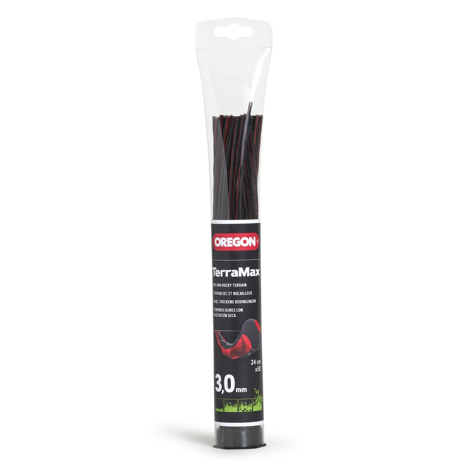  Fil de d�broussailleuse Oregon Terramax, 3, 0 mm x 24 cm 50 pi�ces - commander en ligne chez KOX | 636768 
