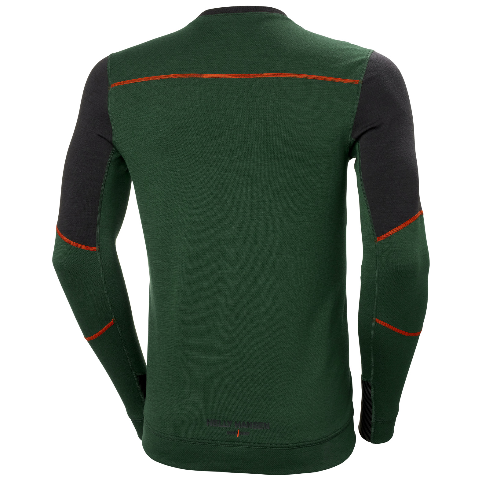 Helly Hansen Crewneck  Rundhalshemd Lifa Merino langarm Green Ebony - bei KOX online bestellen | XXHH75106GR