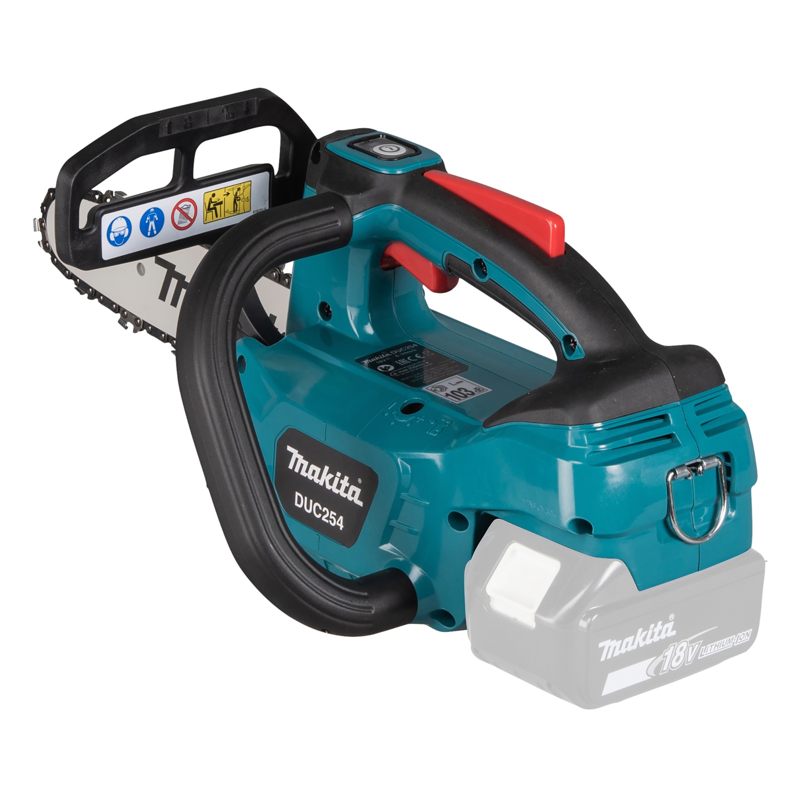 Makita Top Handle Akku Kettens�ge / Motors�ge DUC254Z 18 V, 24 m/s, 25 cm - bei KOX online bestellen | XXDUC254Z-25