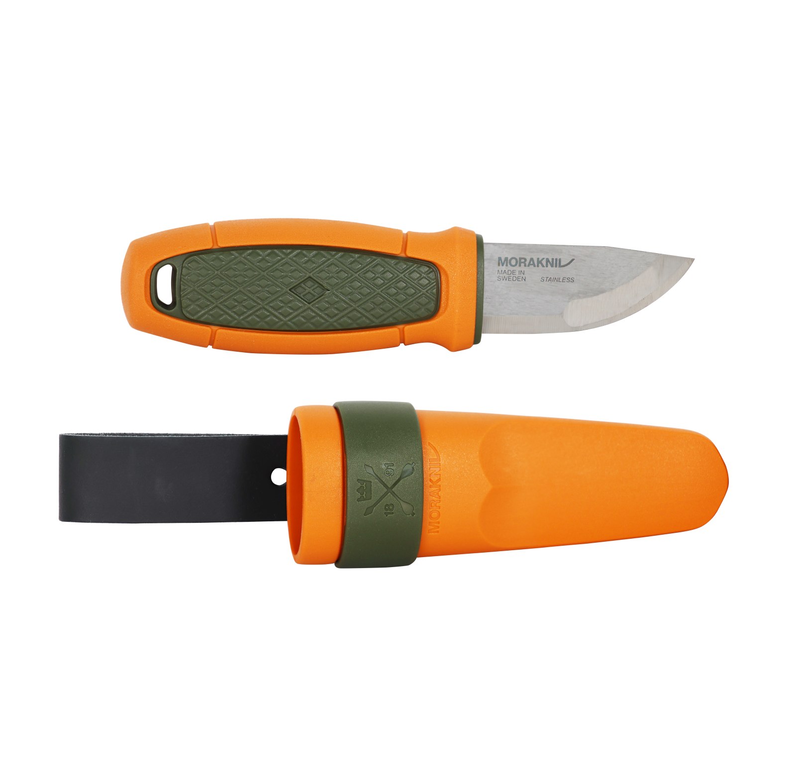  MORAKNIV Messer Eldris 5, 4 cm / Orange Olivgrn - bei KOX online bestellen | XXMO14237 