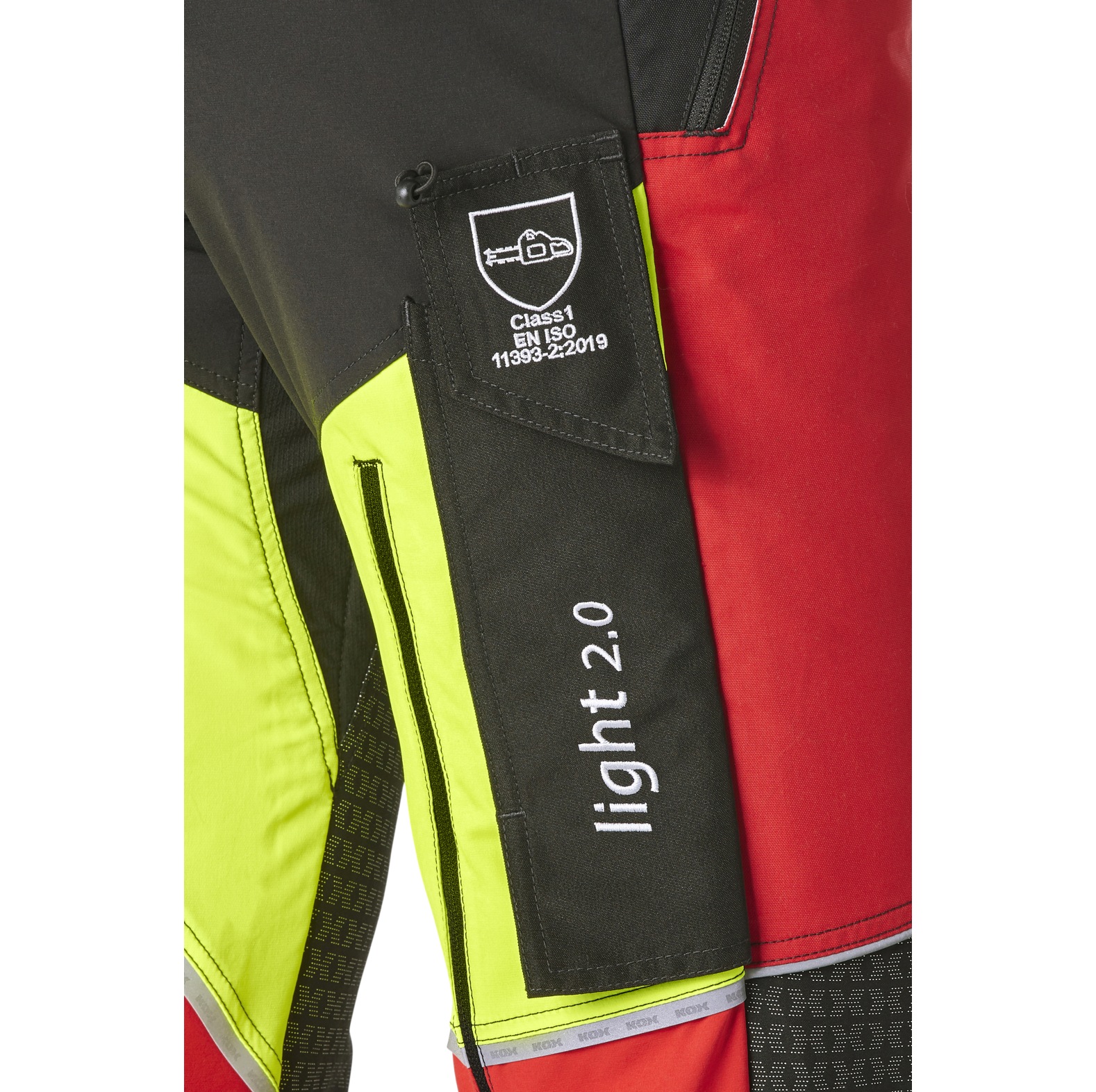 KOX Schnittschutzhose Light 2.0 Rot/Gelb - bei KOX online bestellen | XX71237-110