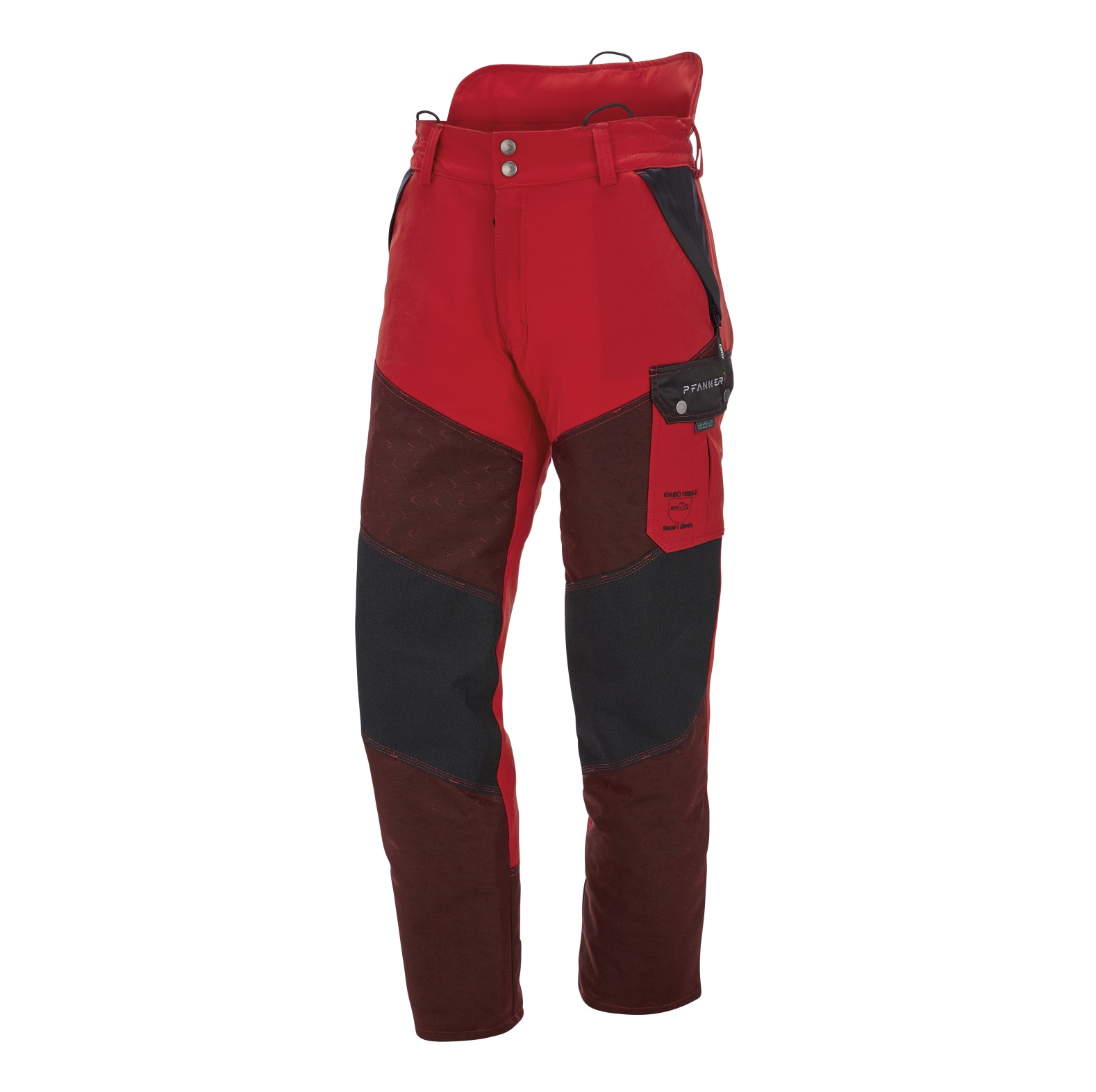 PFANNER Gladiator Extrem Schnittschutzhose Rot - bei KOX online bestellen | XX71240