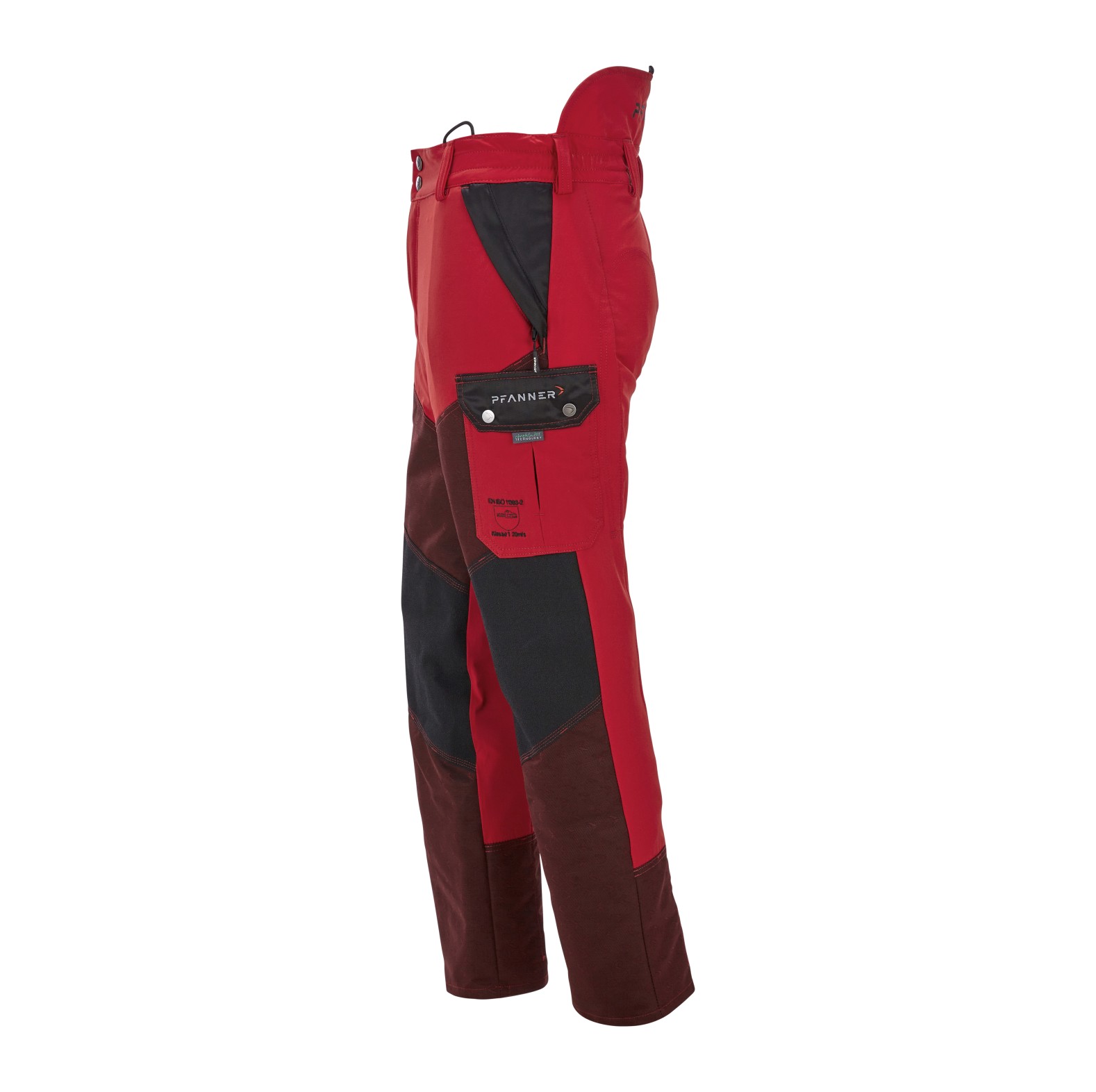 PFANNER Gladiator Extrem Schnittschutzhose Rot - bei KOX online bestellen | XX71240