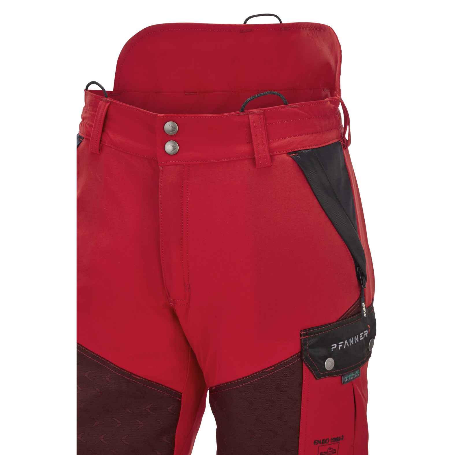 PFANNER Gladiator Extrem Schnittschutzhose Rot - bei KOX online bestellen | XX71240