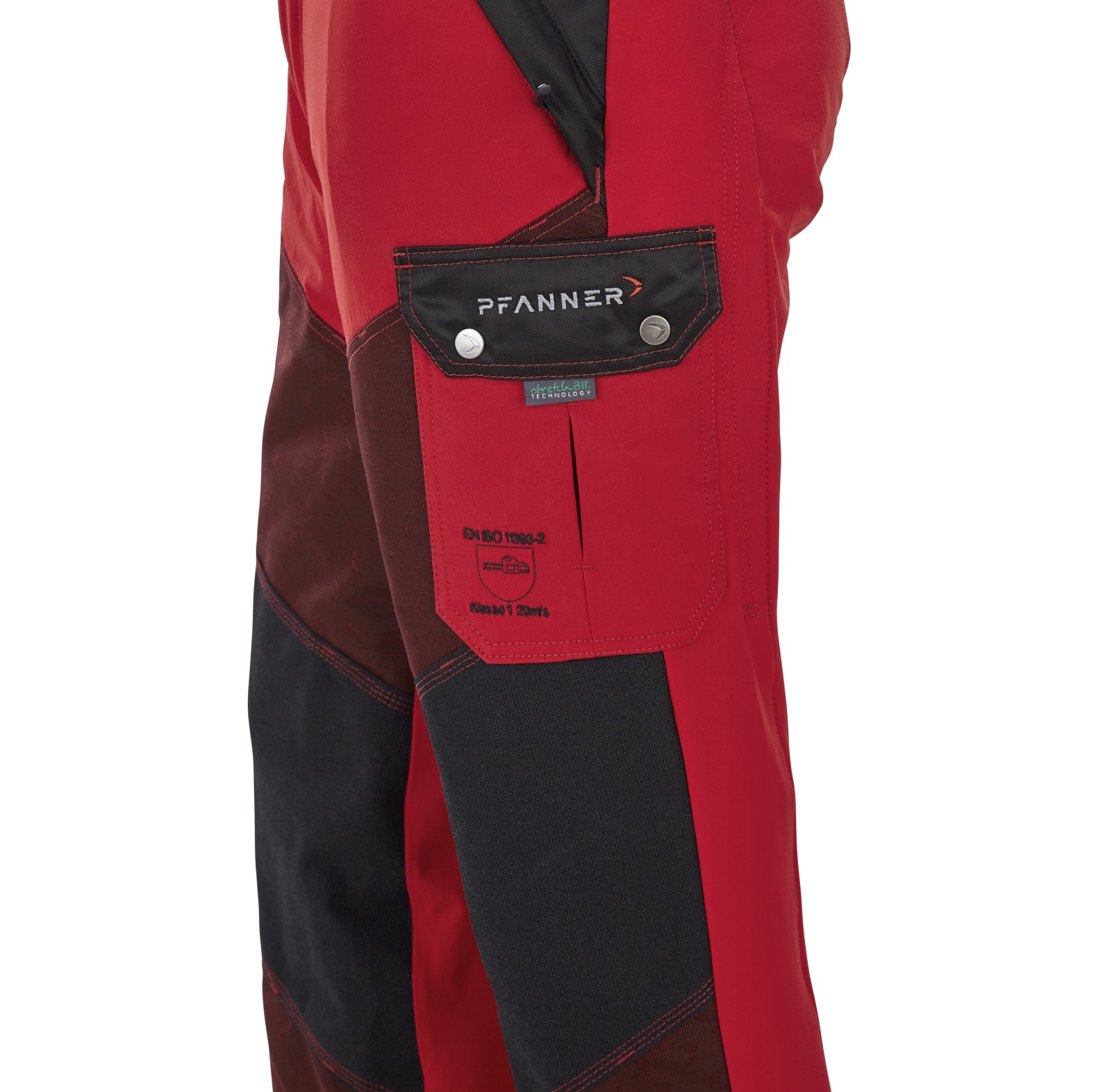 PFANNER Gladiator Extrem Schnittschutzhose Rot - bei KOX online bestellen | XX71240