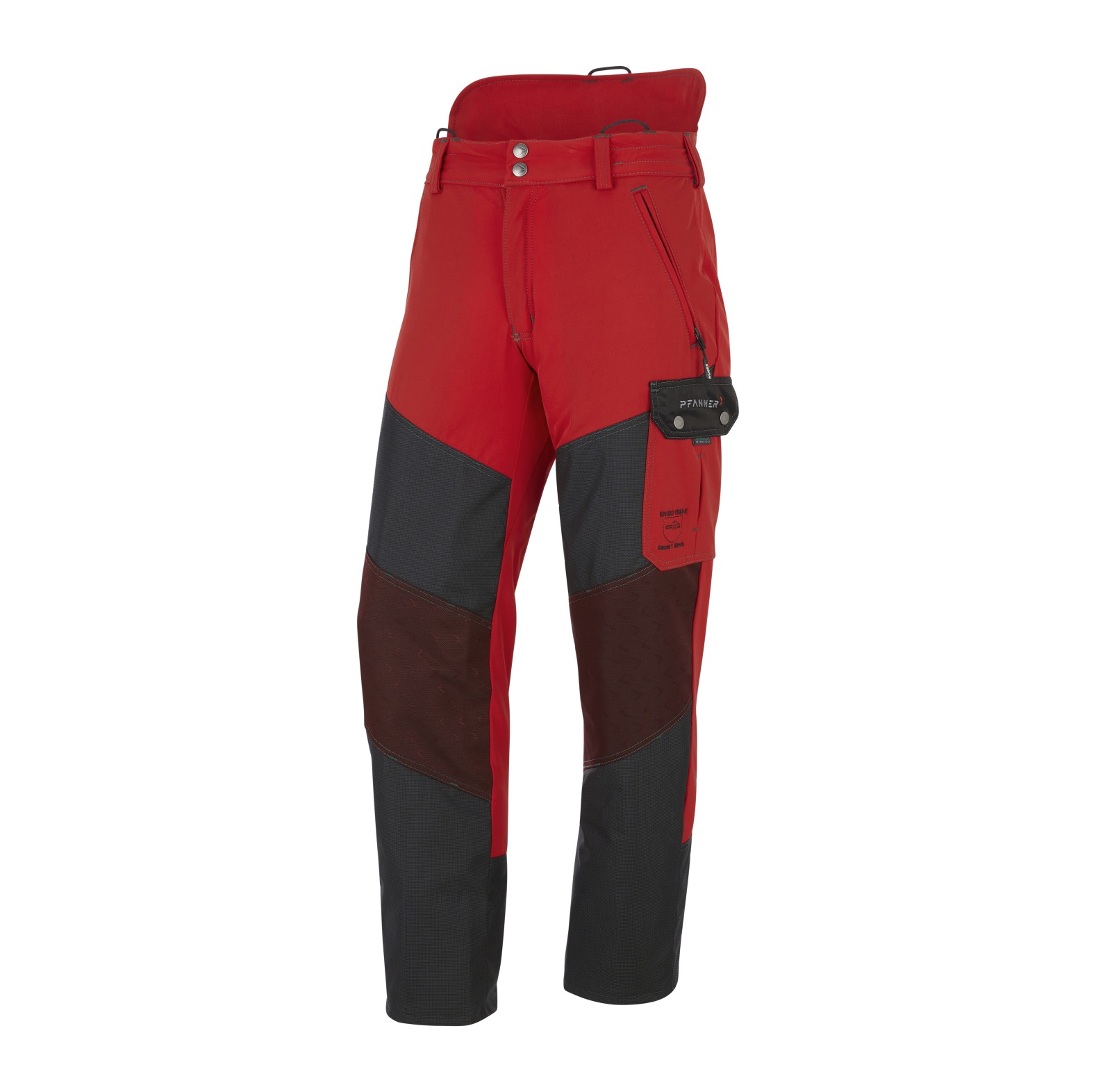 PFANNER Gladiator� Keprotec 2.5 Schnittschutzhose Rot - bei KOX online bestellen | XX71241