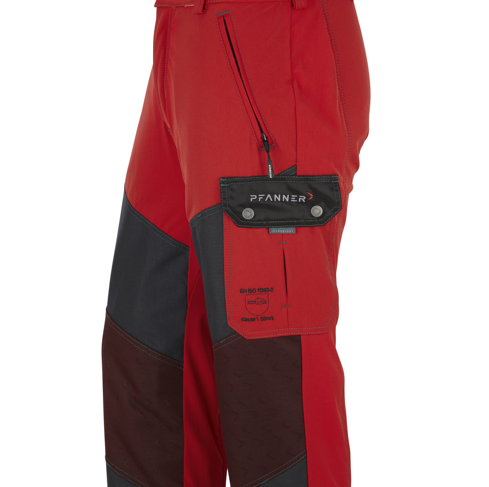 PFANNER Gladiator� Keprotec 2.5 Schnittschutzhose Rot - bei KOX online bestellen | XX71241