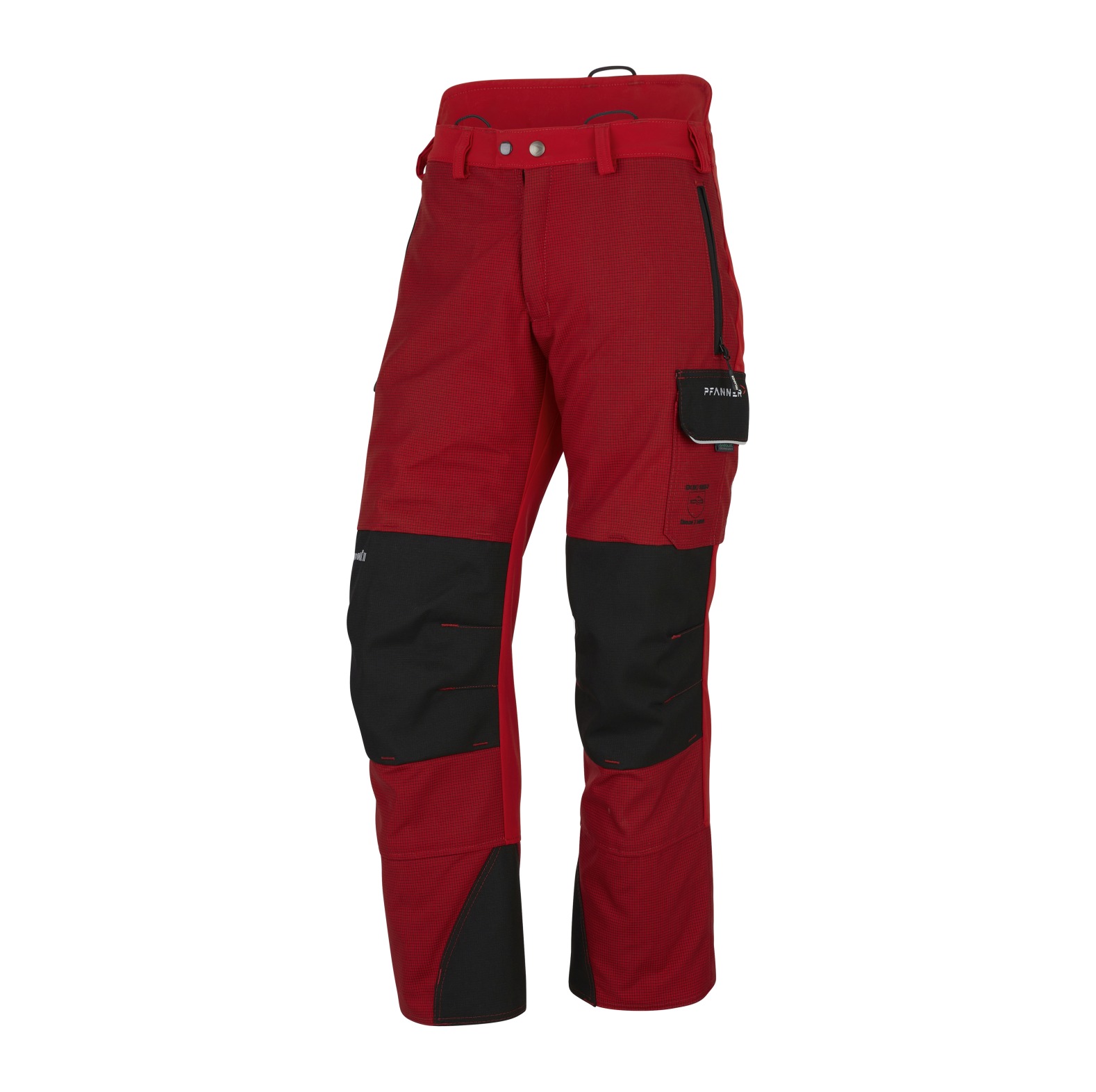 PFANNER Schnittschutzhose Gladiator II Typ A 2.5 Rot - bei KOX online bestellen | XX71242