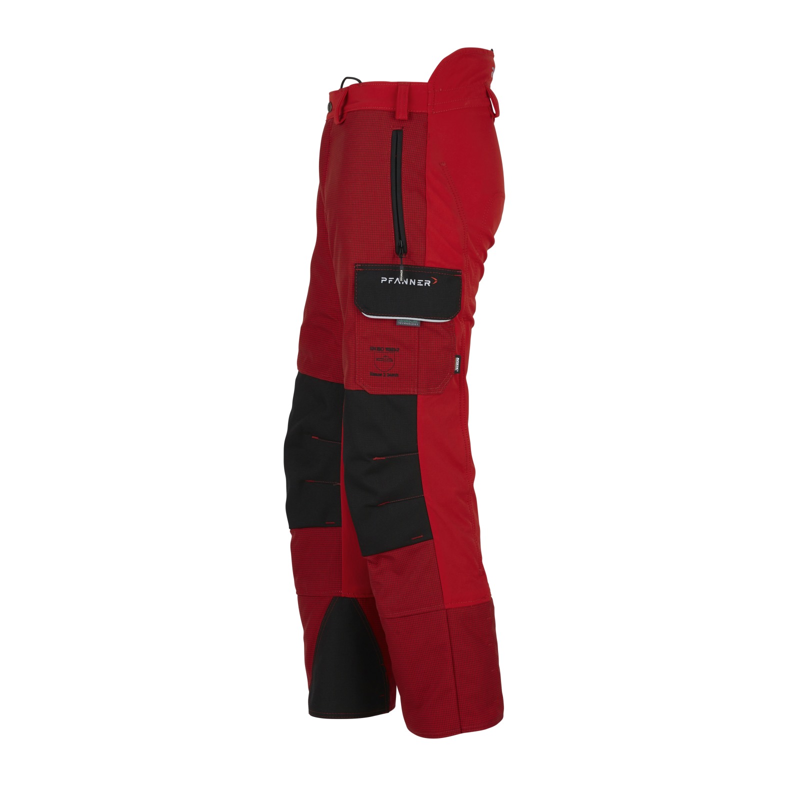 PFANNER Schnittschutzhose Gladiator II Typ A 2.5 Rot - bei KOX online bestellen | XX71242
