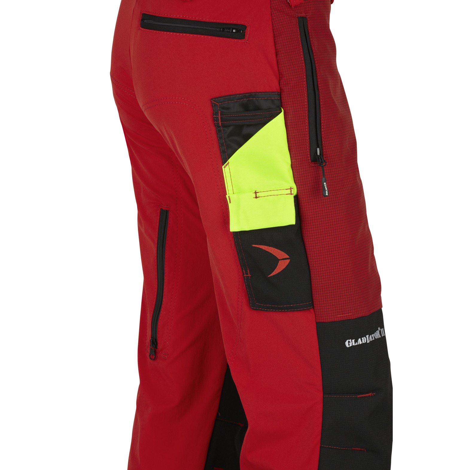 PFANNER Schnittschutzhose Gladiator II Typ A 2.5 Rot - bei KOX online bestellen | XX71242