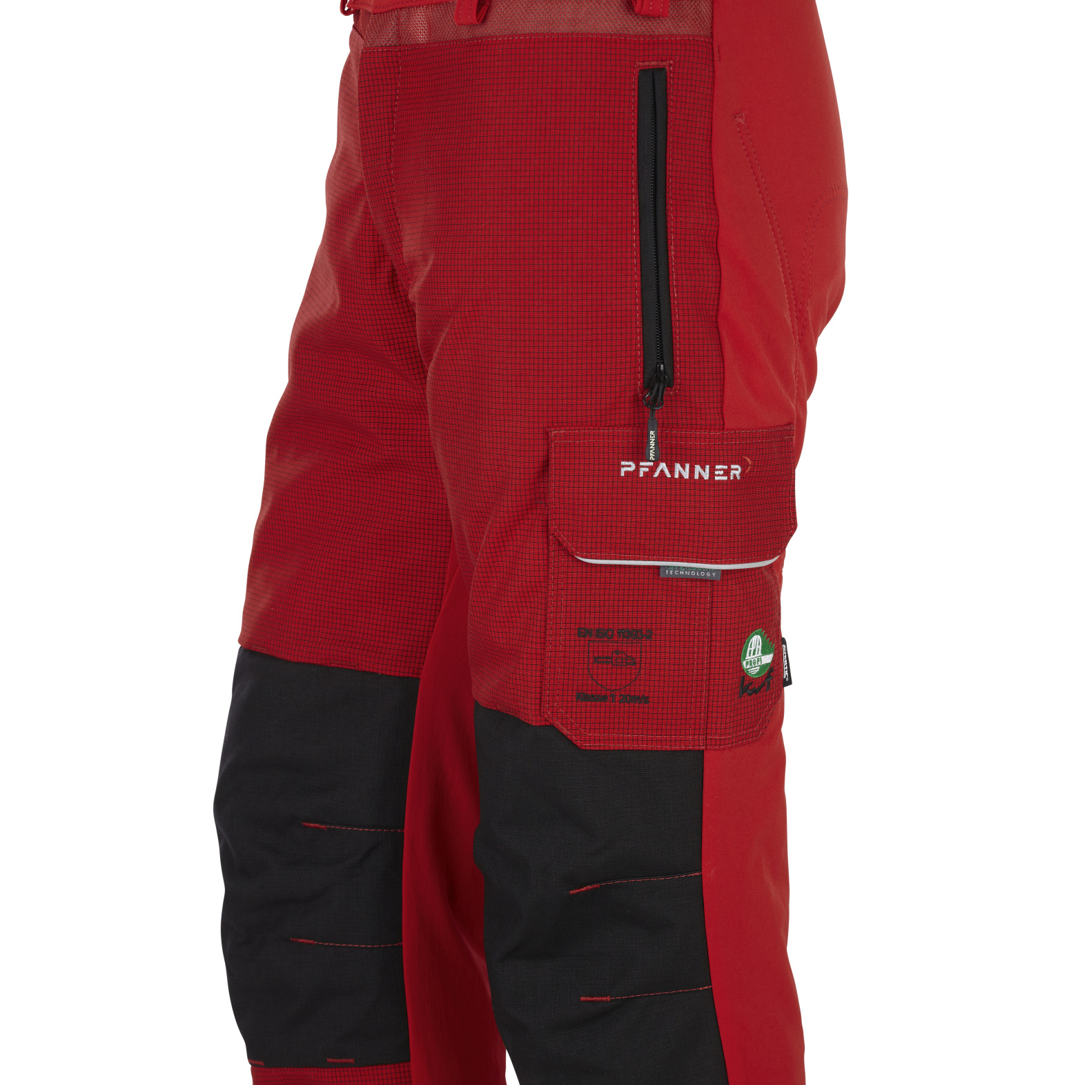 PFANNER Schnittschutzhose Ventilation Typ A 2.5 Rot - bei KOX online bestellen | XX71243