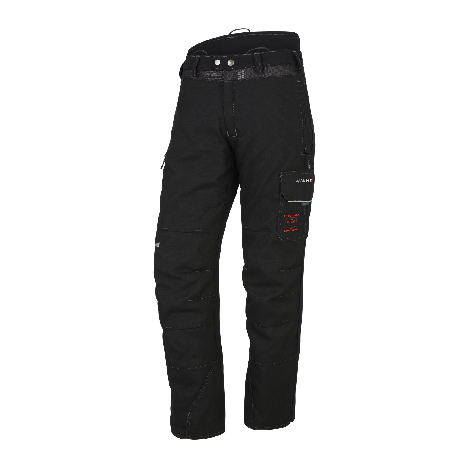 PFANNER Schnittschutzhose Ventilation Typ A 2.5 Schwarz - bei KOX online bestellen | XX71244