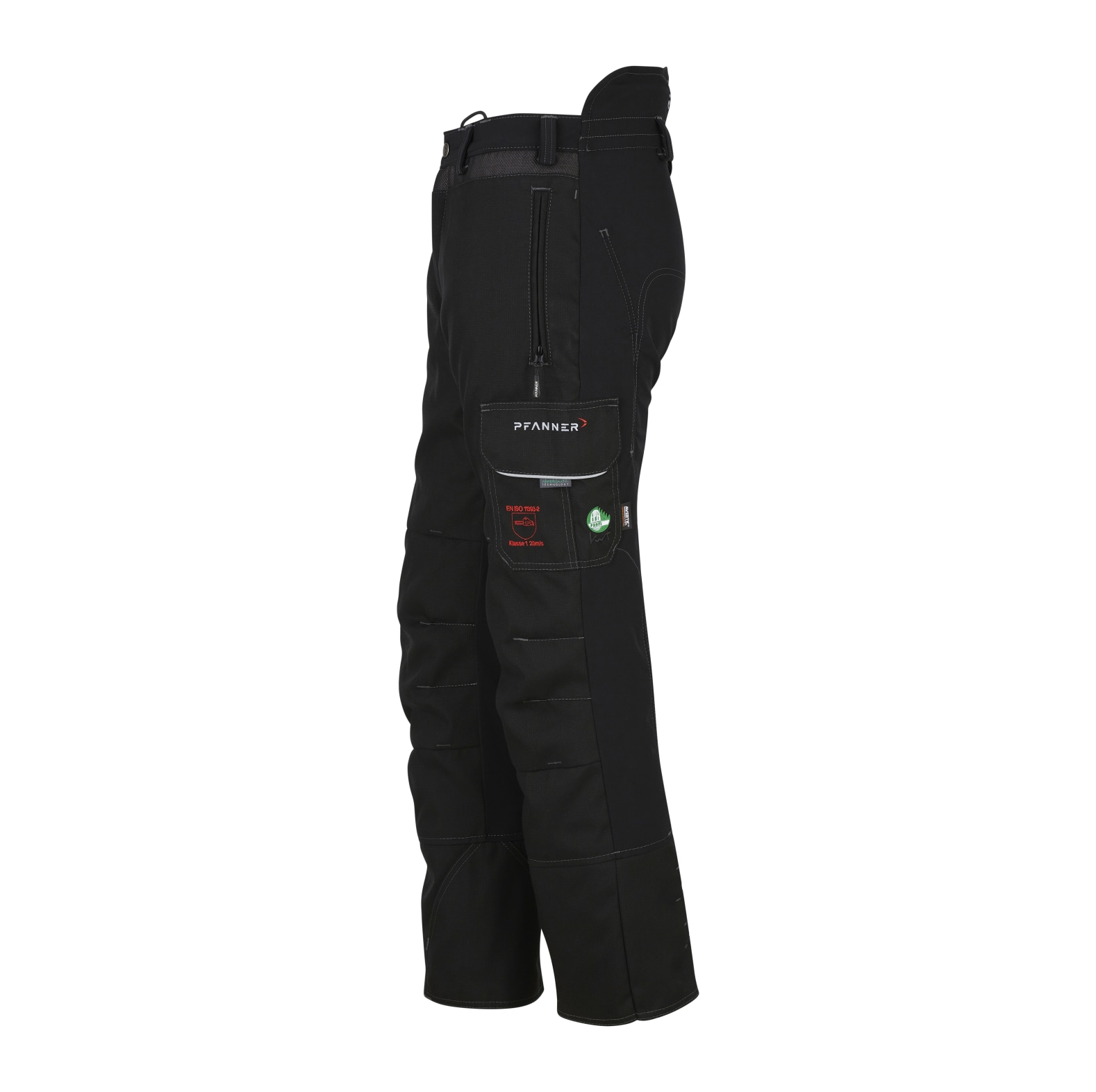 PFANNER Schnittschutzhose Ventilation Typ A 2.5 Schwarz - bei KOX online bestellen | XX71244