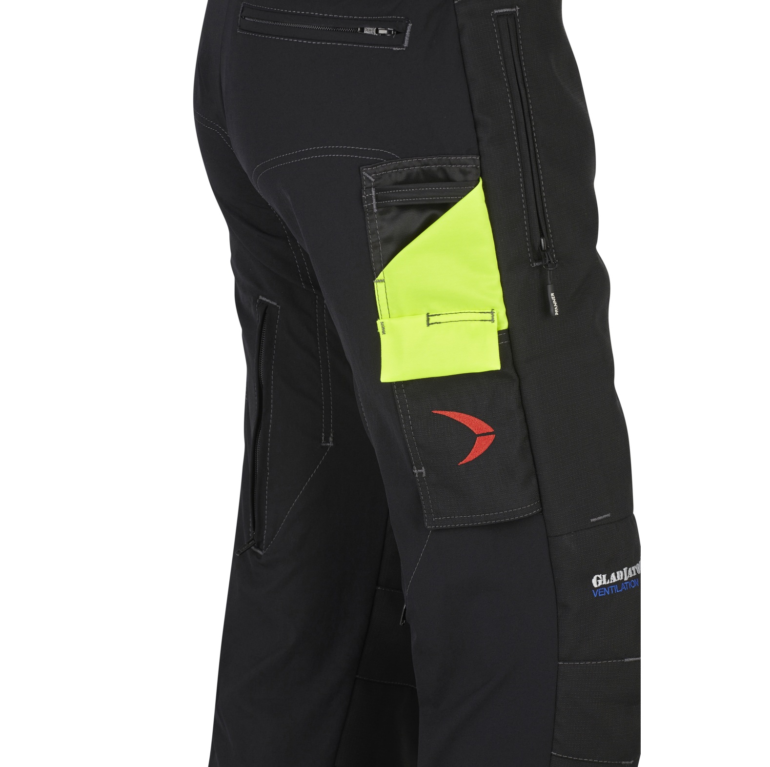 PFANNER Schnittschutzhose Ventilation Typ A 2.5 Schwarz - bei KOX online bestellen | XX71244
