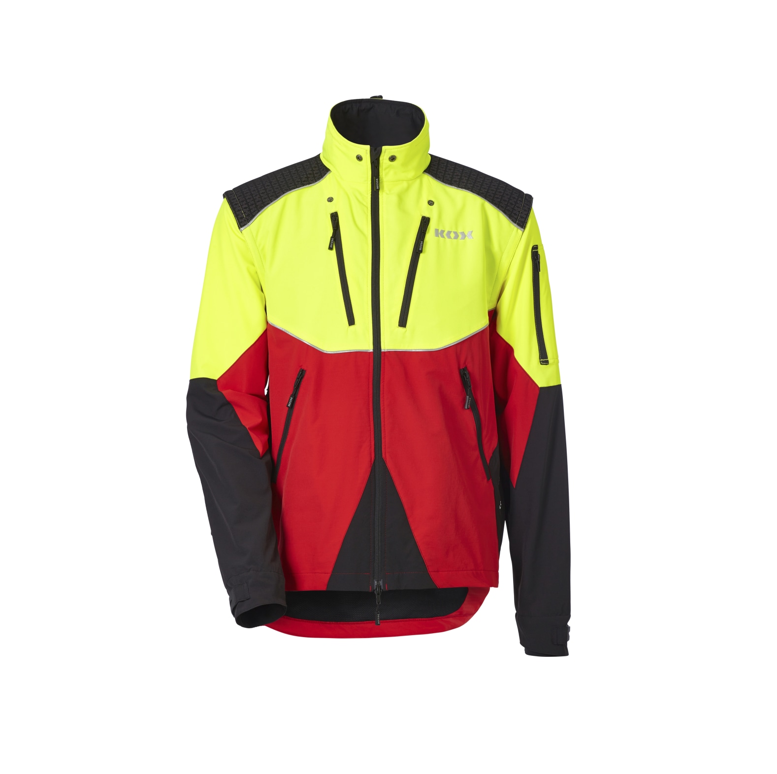 KOX Forstjacke Transform Stretch Rot/Gelb - bei KOX online bestellen | XX71434