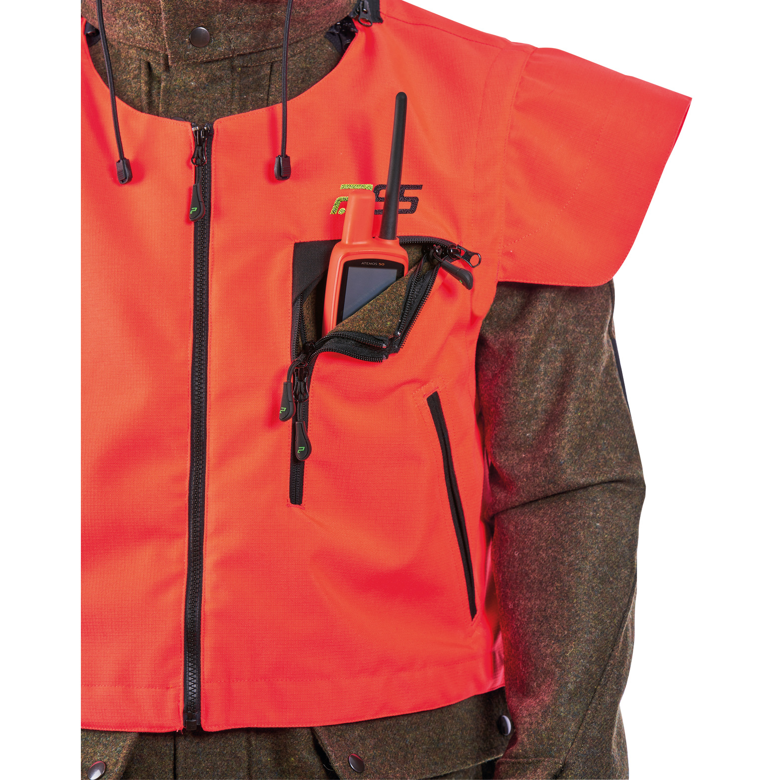 PSS Signal Cordura Weste X-treme EN 20471 Neonrot - bei KOX online bestellen | XX71436