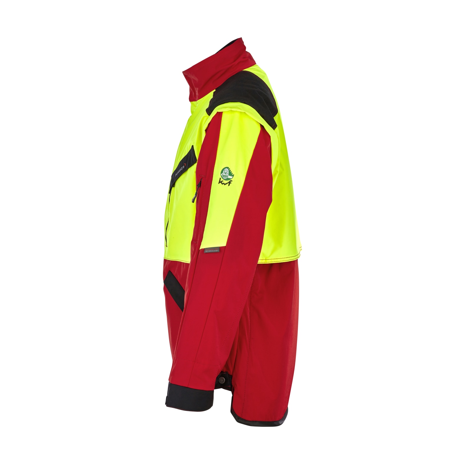 PFANNER Forstjacke KlimaAIR Rot/Neongelb - bei KOX online bestellen | XX71437