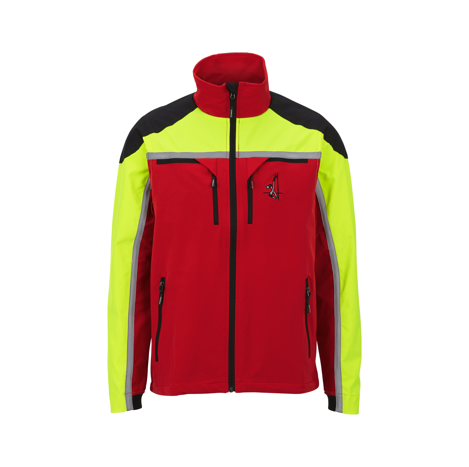 PFANNER Forstjacke Forest Light Rot/Neongelb - bei KOX online bestellen | XX71439