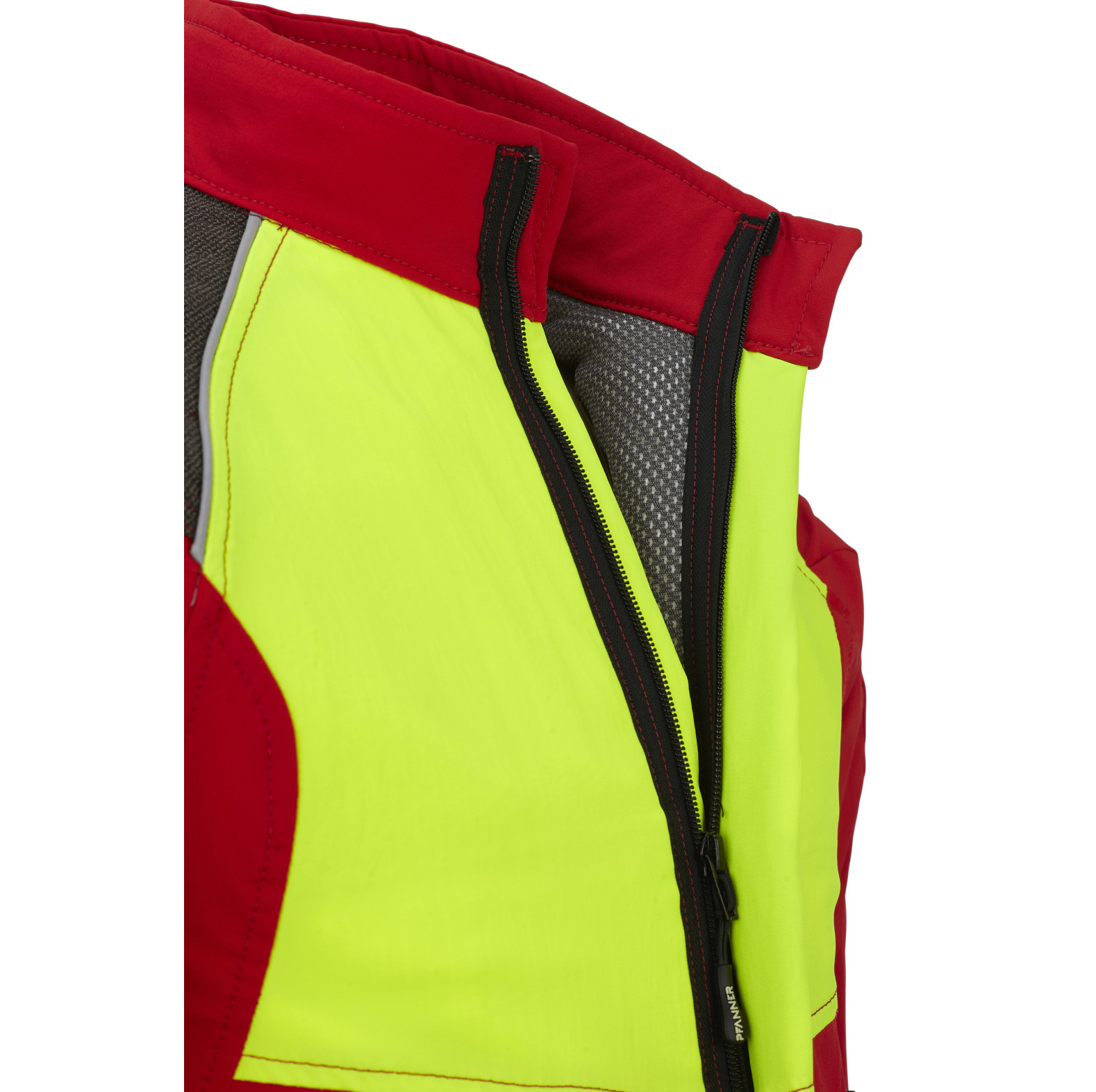 PFANNER Schnittschutzjacke StretchAIR Rot/Neongelb - bei KOX online bestellen | XX71440