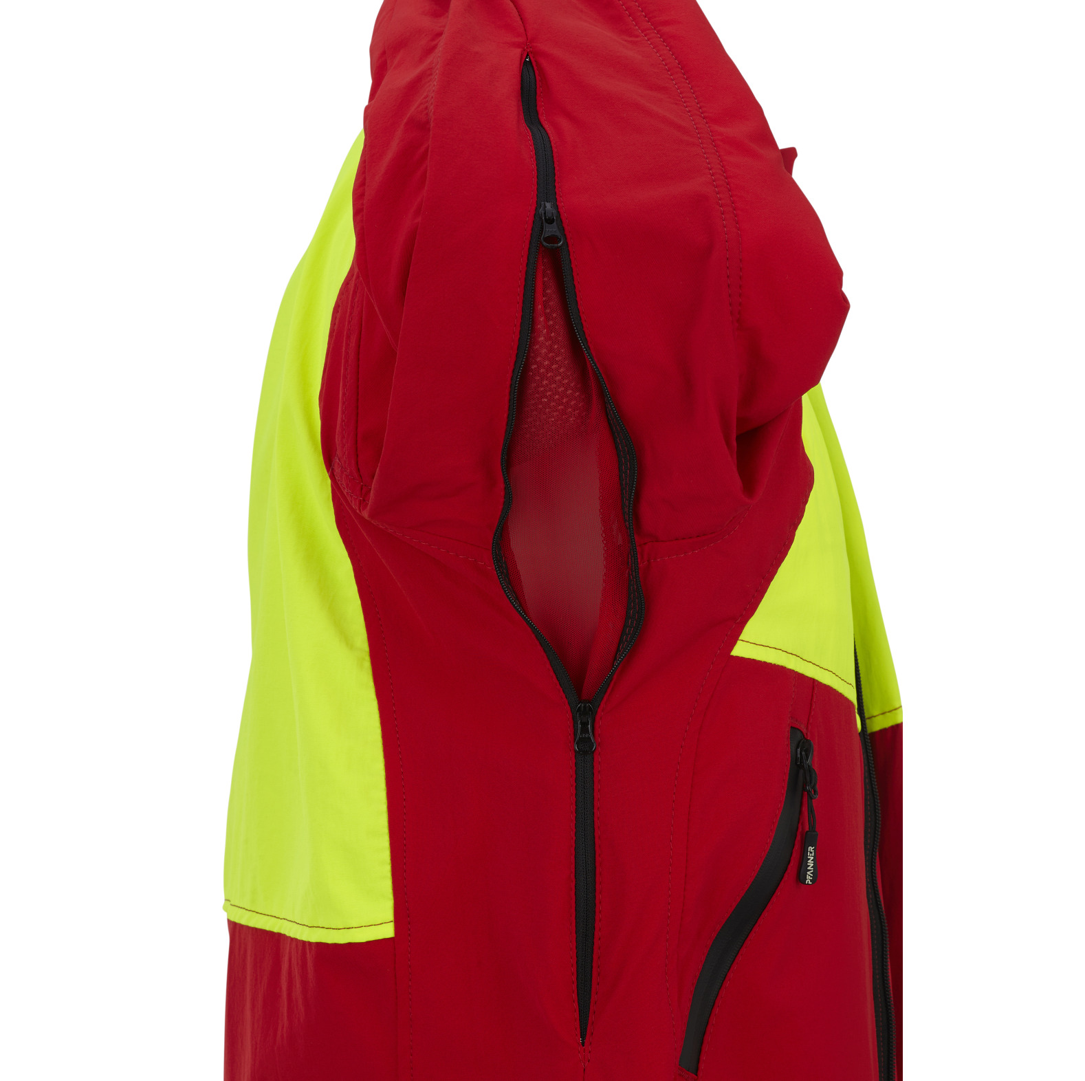 PFANNER Schnittschutzjacke StretchAIR Rot/Neongelb - bei KOX online bestellen | XX71440