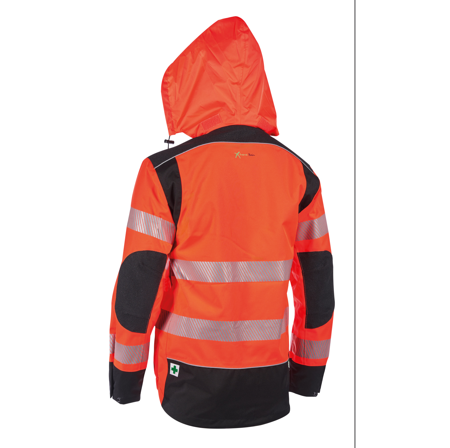 PSS Regenjacke X-treme Rain EN 20471 Orange/Schwarz - bei KOX online bestellen | XX72413