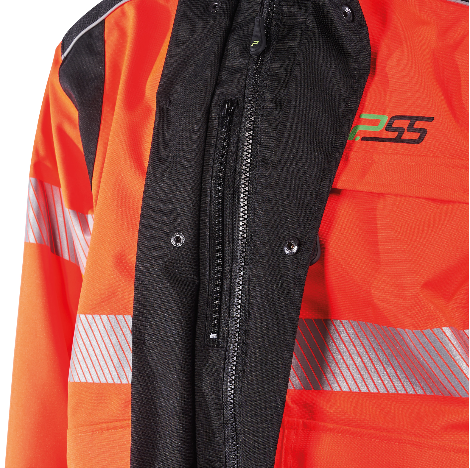 PSS Regenjacke X-treme Rain EN 20471 Orange/Schwarz - bei KOX online bestellen | XX72413