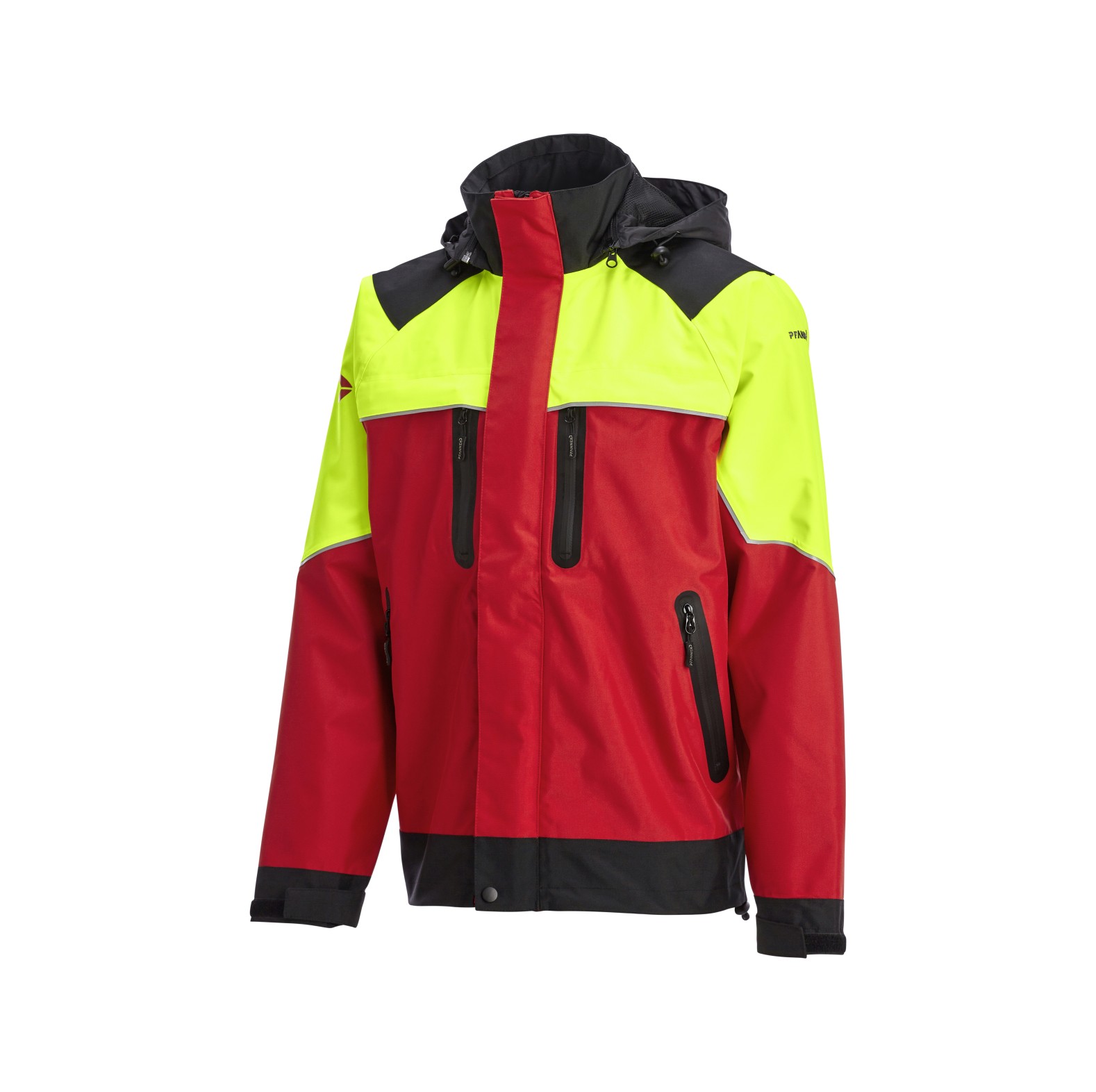 PFANNER Regenjacke Nanoshield HiVis Rot/Neongelb - bei KOX online bestellen | XX72414