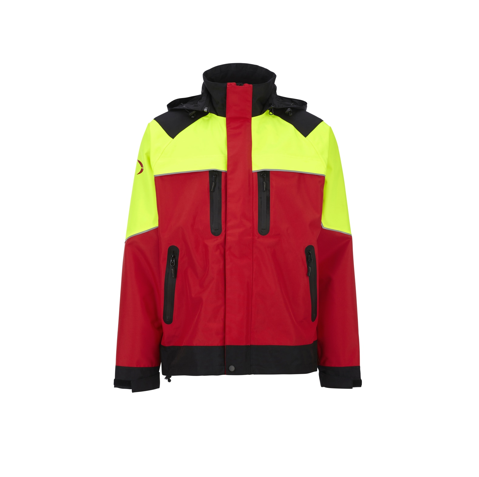 PFANNER Regenjacke Nanoshield HiVis Rot/Neongelb - bei KOX online bestellen | XX72414