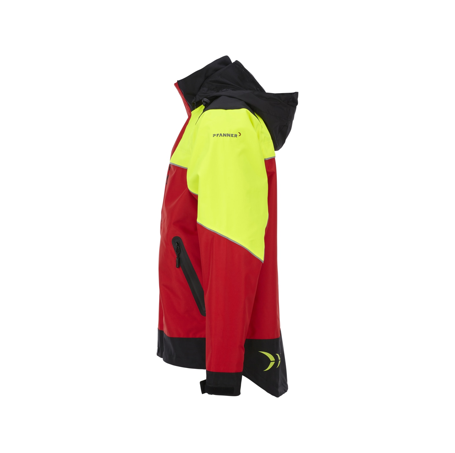 PFANNER Regenjacke Nanoshield HiVis Rot/Neongelb - bei KOX online bestellen | XX72414