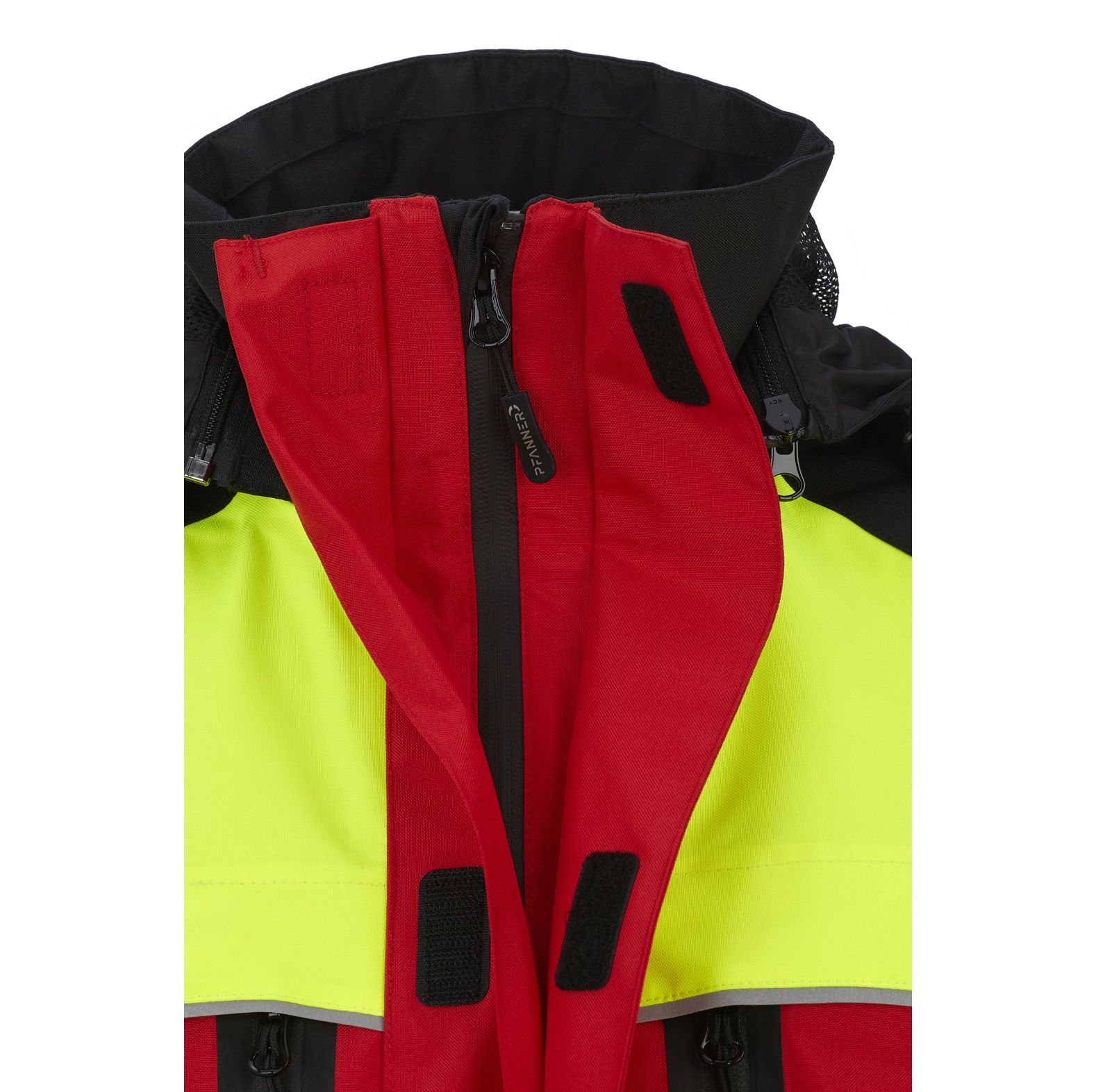PFANNER Regenjacke Nanoshield HiVis Rot/Neongelb - bei KOX online bestellen | XX72414