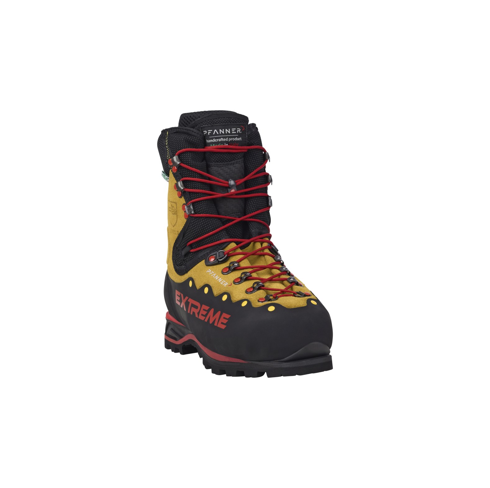  PFANNER Schnittschutzstiefel Zugspitze Extreme schwarz gelb, Gr��e 39 - bei KOX online bestellen | XX73143-39 