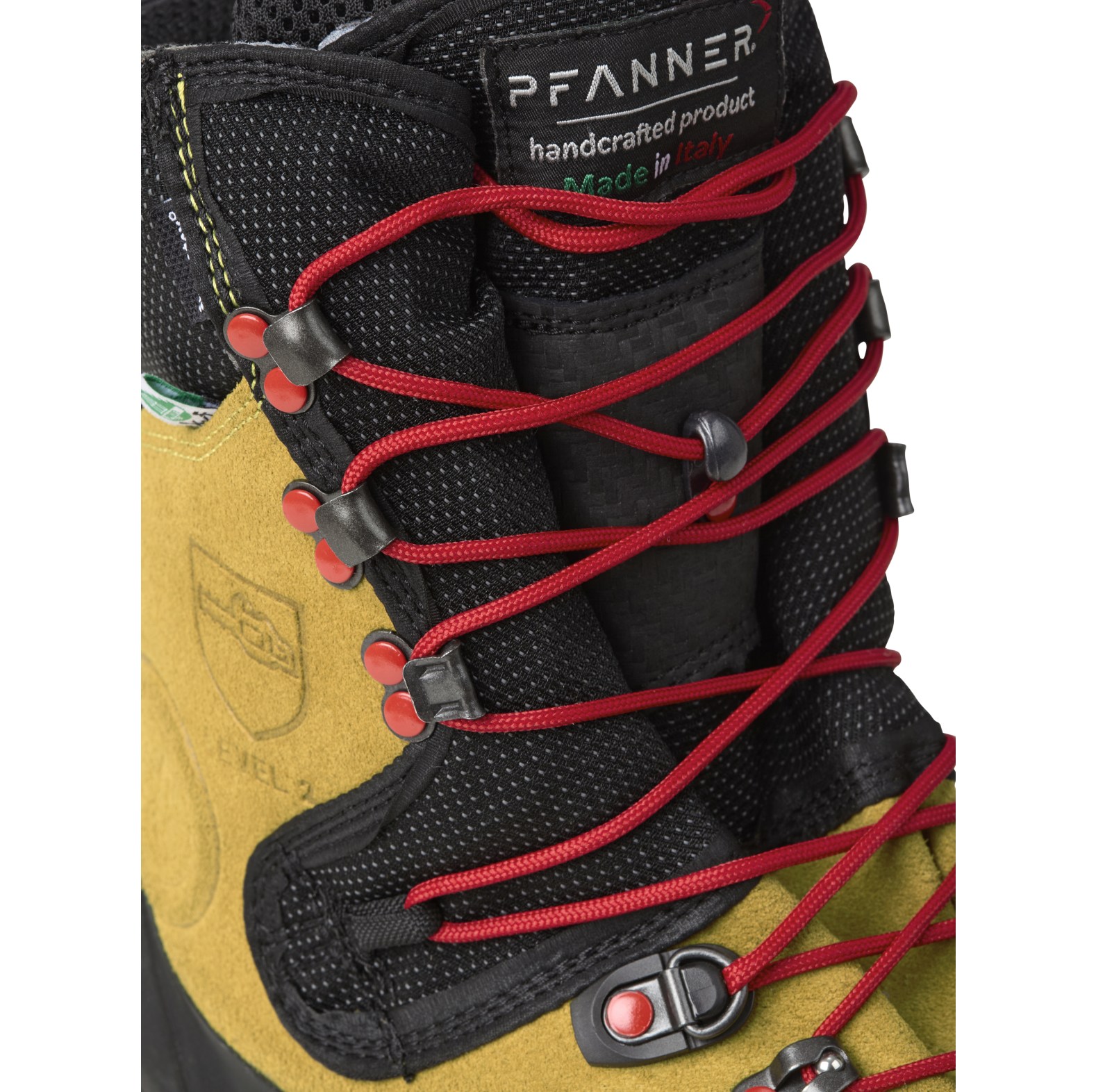 PFANNER Schnittschutzstiefel Zugspitze Extreme schwarz gelb, Gr��e 39 - bei KOX online bestellen | XX73143-39