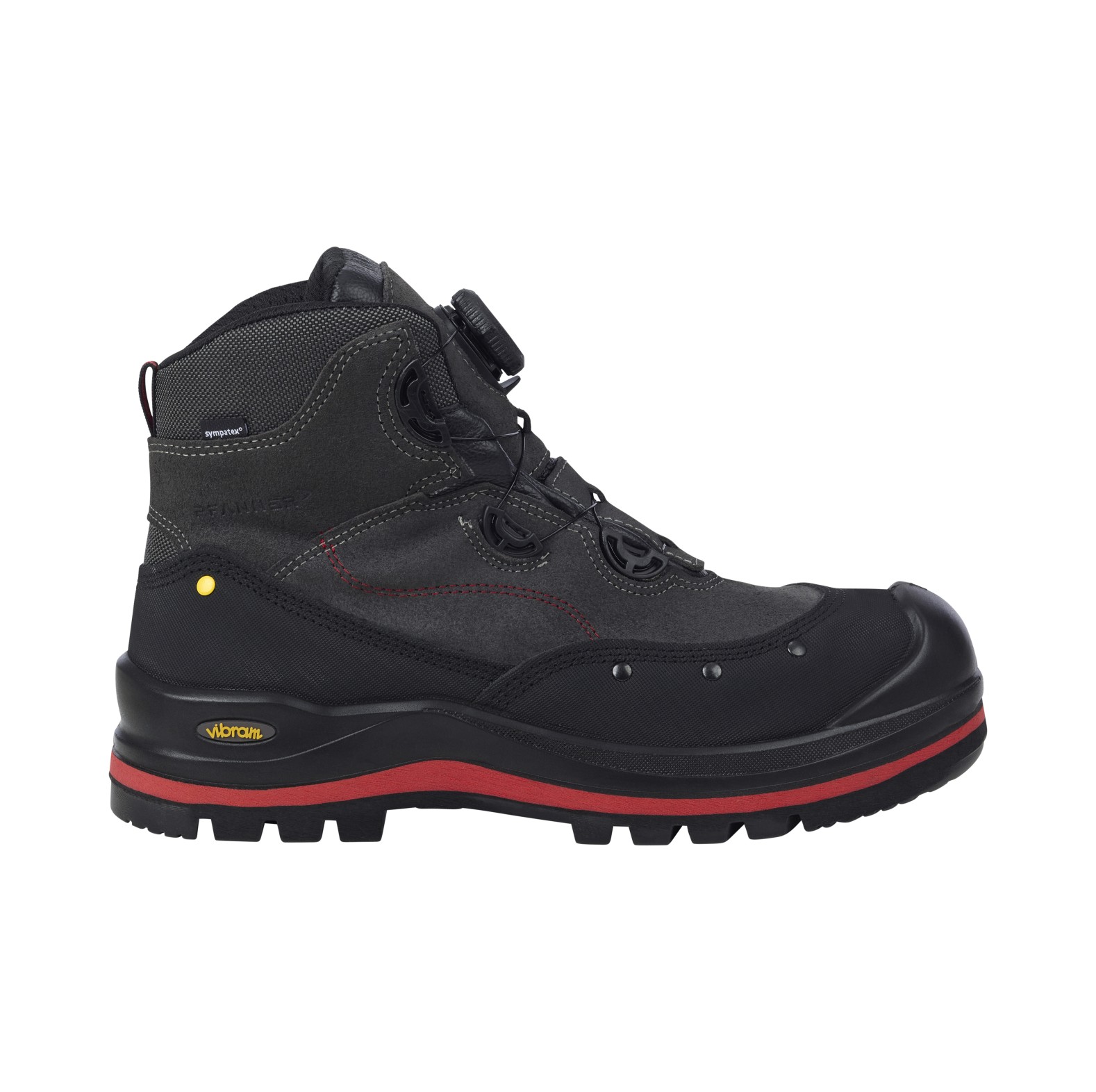 PFANNER BOA� Bau S3 veiligheidsschoenen grijs/zwart - bij KOX online bestellen | XX73447