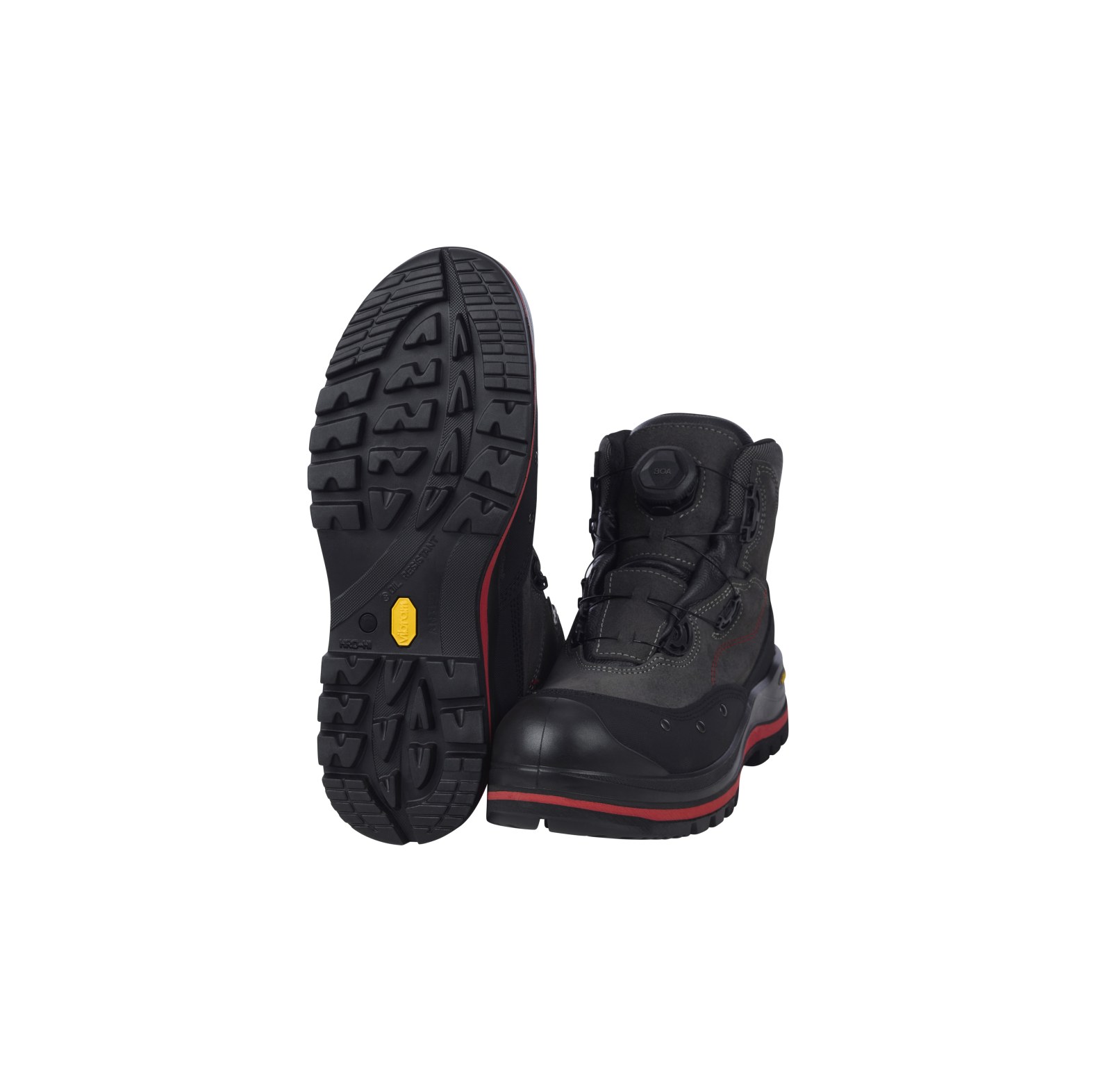 PFANNER BOA� Bau S3 veiligheidsschoenen grijs/zwart - bij KOX online bestellen | XX73447