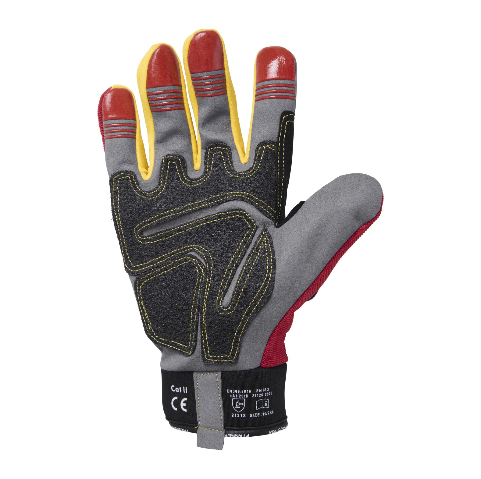 PFANNER StretchFlex KeproTechnic bosbouwhandschoenen grijs/rood - bij KOX online bestellen | XX75327