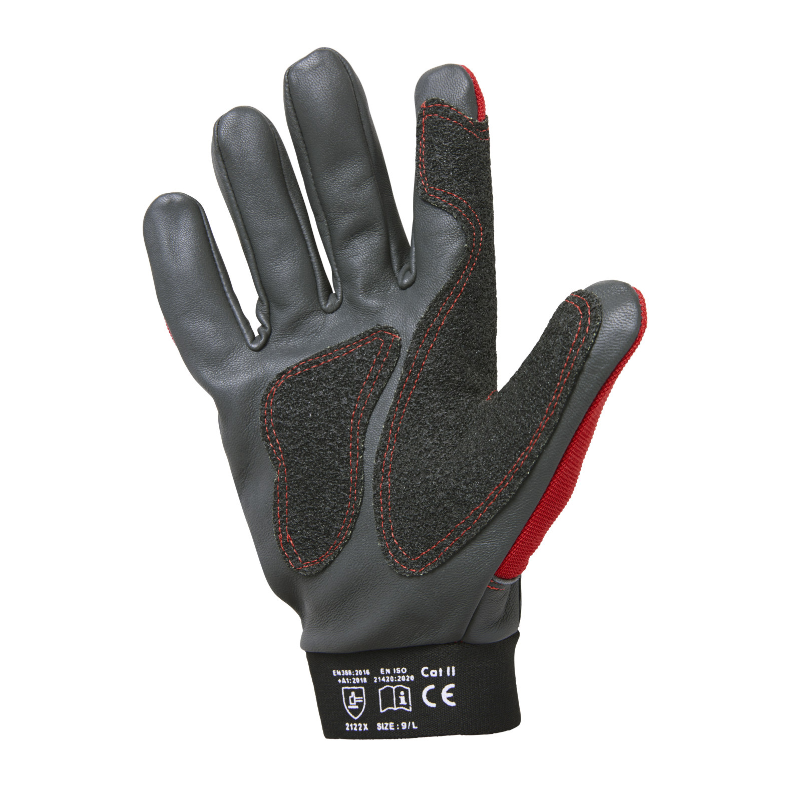 PFANNER Forsthandschuh StretchFlex Kepro Grau/Rot - bei KOX online bestellen | XX75328