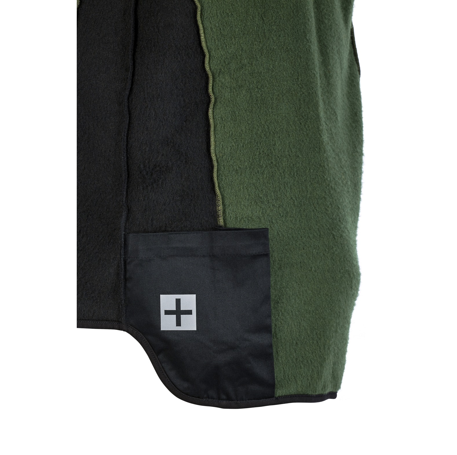 KOX Faserpelz-Weste Gr�n/Schwarz - bei KOX online bestellen | XX76146