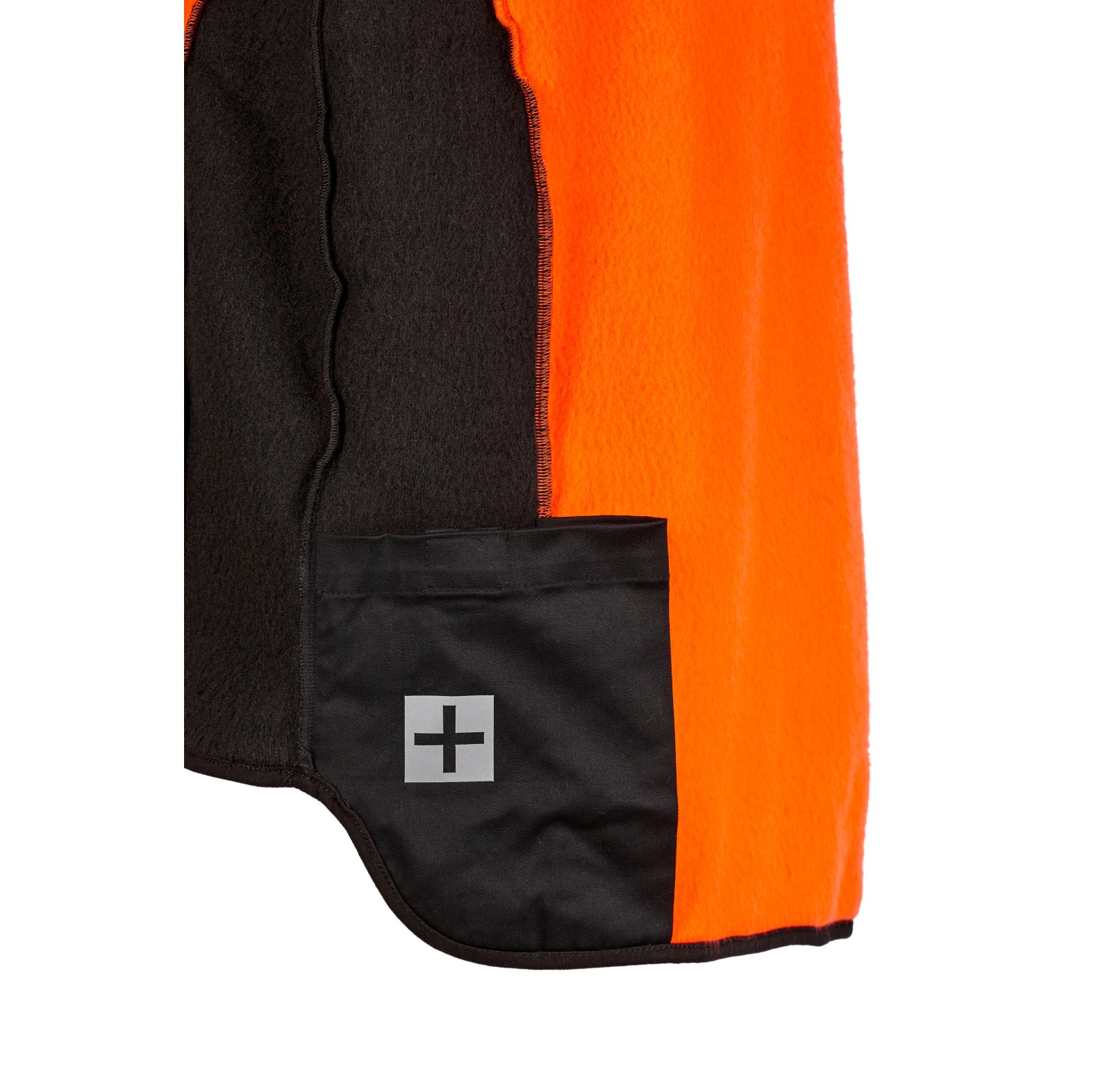 KOX Faserpelz-Weste Orange/Schwarz - bei KOX online bestellen | XX76147