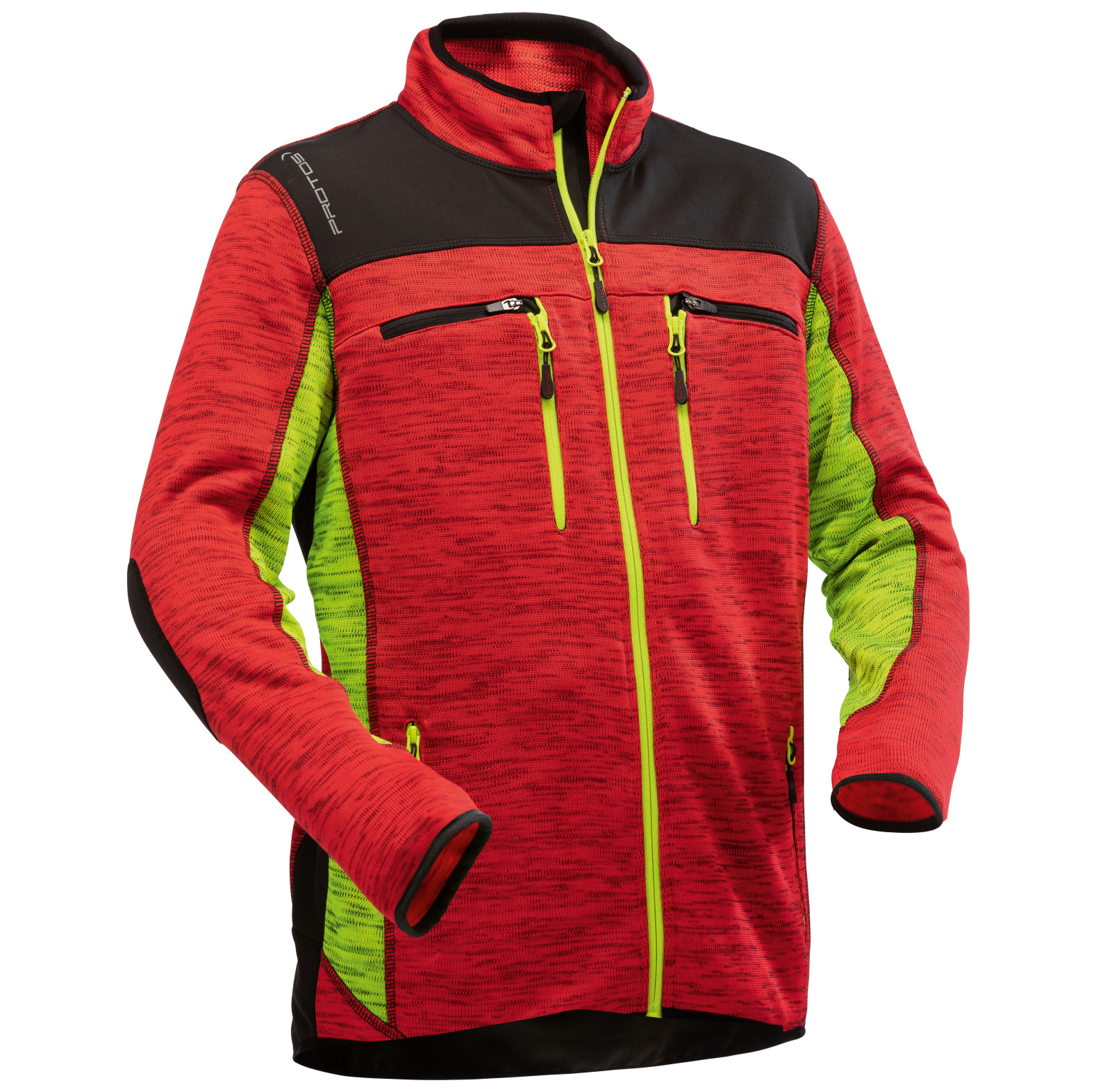 PROTOS� Fleecebrei-jas Inuit Rood/Geel - bij KOX online bestellen | XX76148