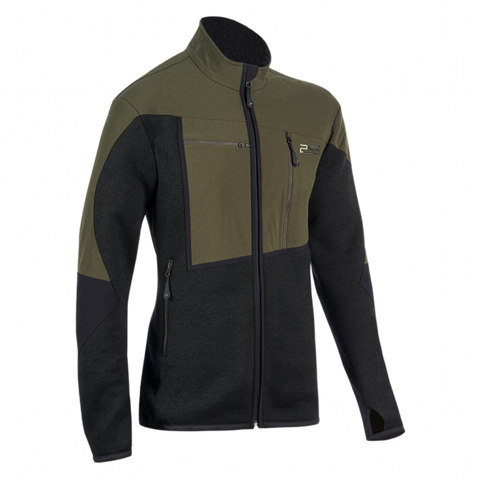 PSS Wollstrickjacke X-treme Nordfell Olivgr�n/Schwarz - bei KOX online bestellen | XX76160