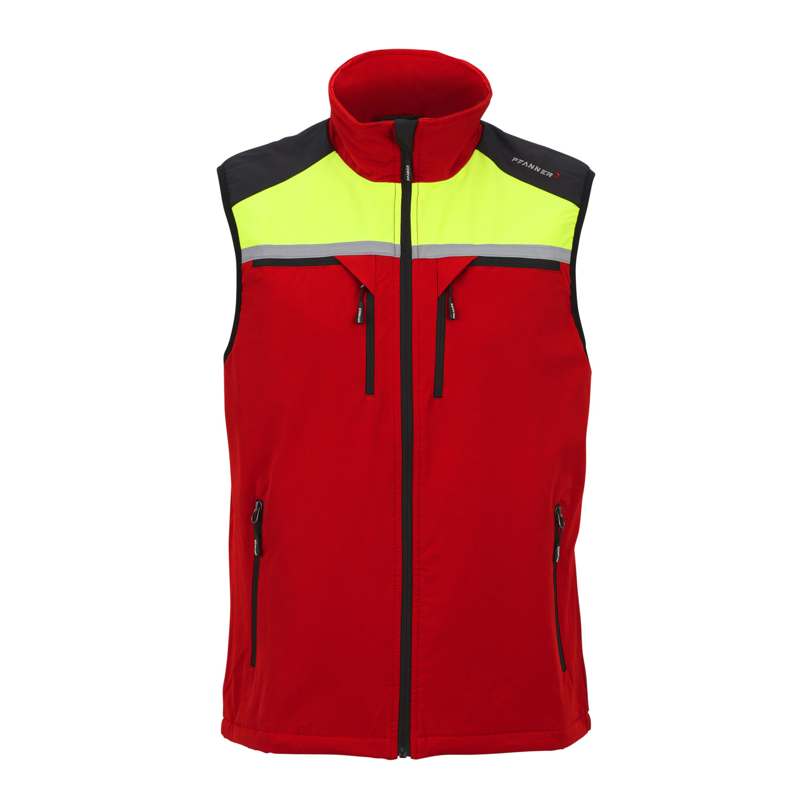 PFANNER KlimaAIR Funktionsweste Rot/Neongelb - bei KOX online bestellen | XX76161
