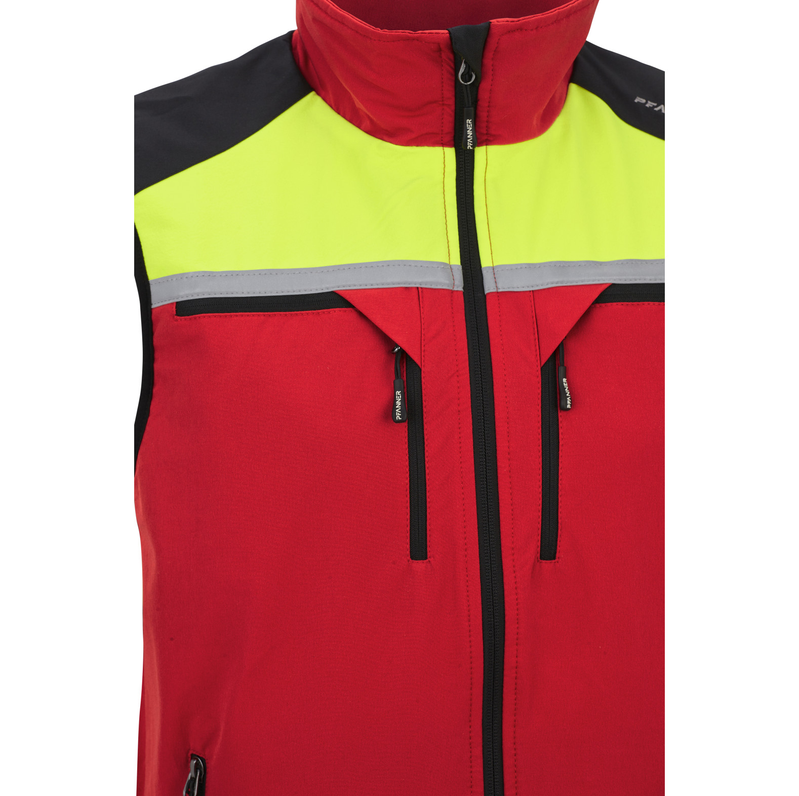 PFANNER KlimaAIR Funktionsweste Rot/Neongelb - bei KOX online bestellen | XX76161