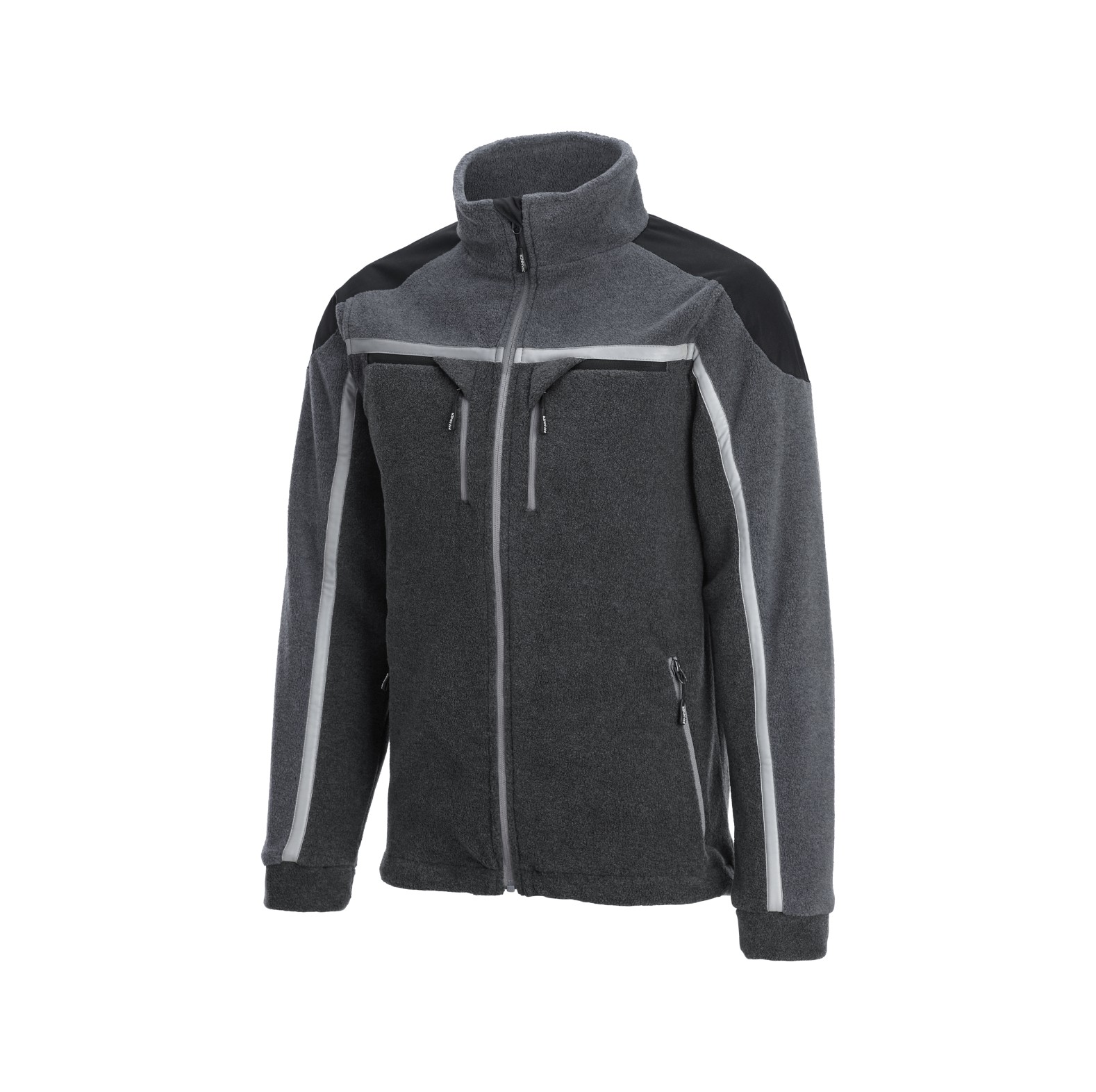 PFANNER Fleecejacke Jobby Colour Schwarz/Grau - bei KOX online bestellen | XX76165