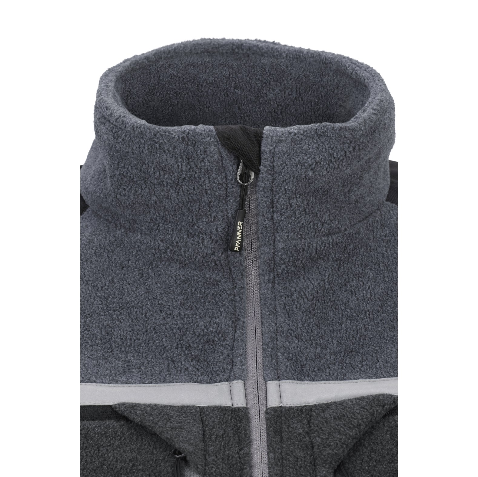 PFANNER Fleecejacke Jobby Colour Schwarz/Grau - bei KOX online bestellen | XX76165