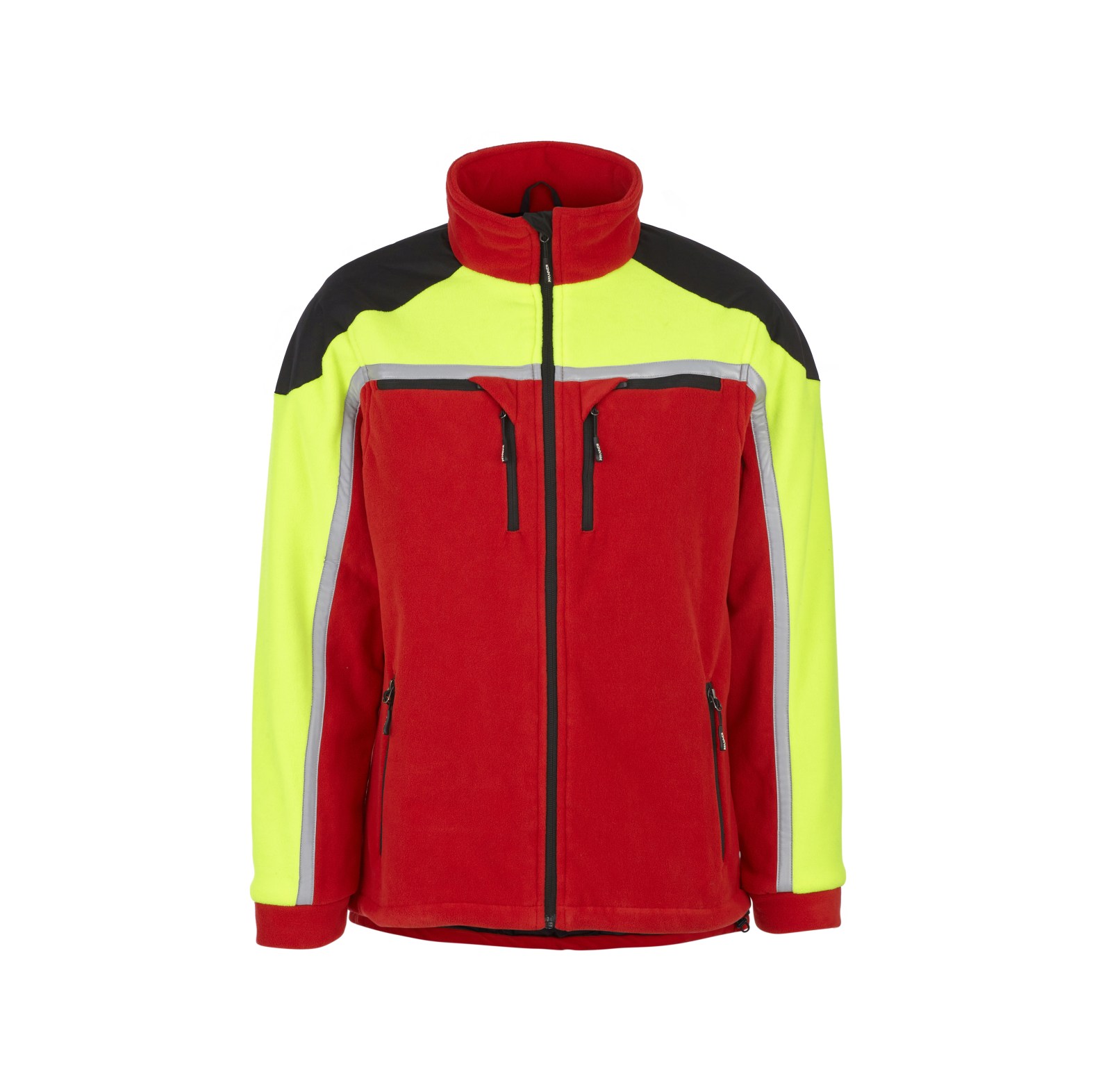PFANNER Fleecejacke Jobby Colour Rot/Neongelb - bei KOX online bestellen | XX76166