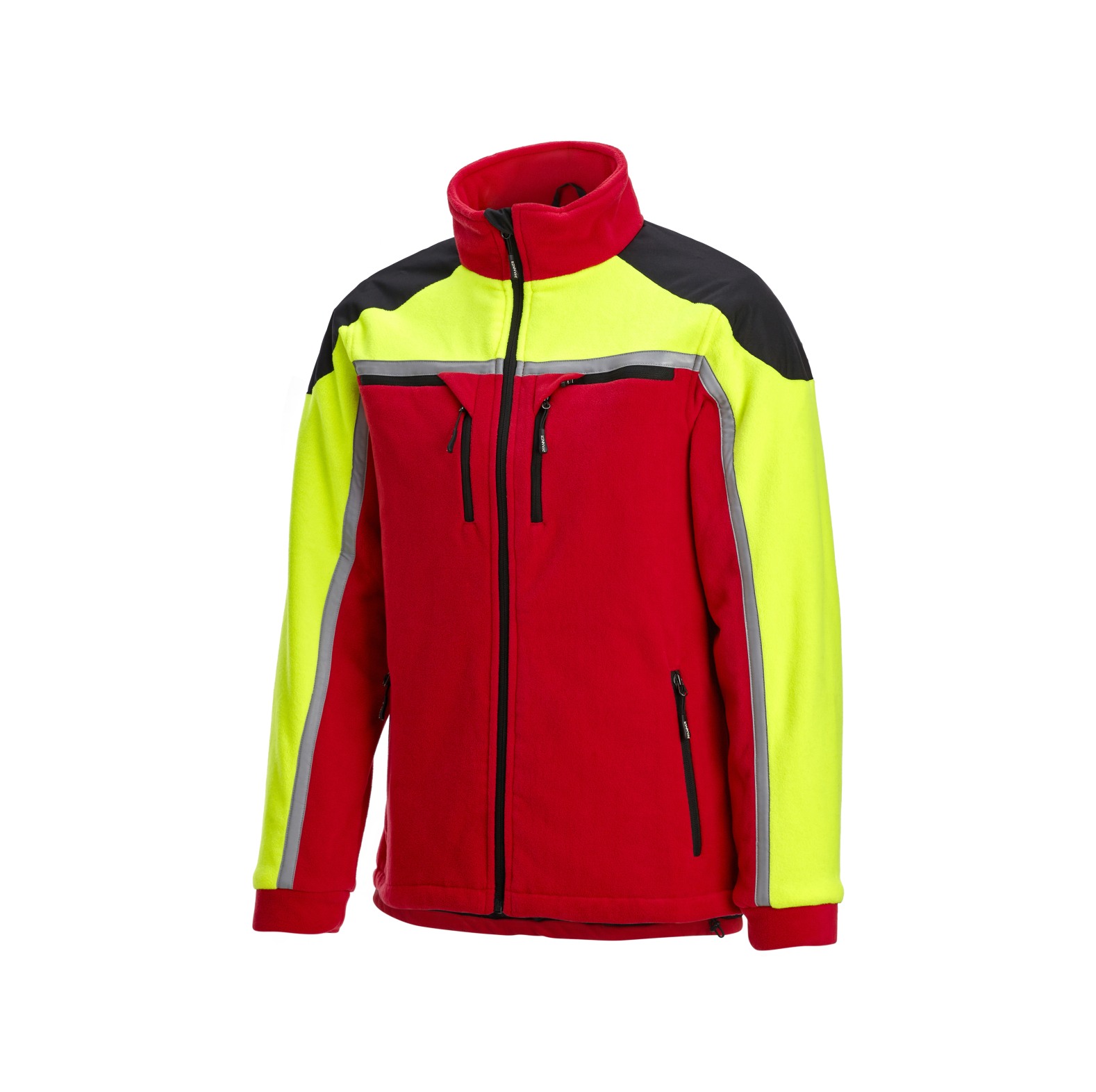 PFANNER Fleecejacke Jobby Colour Rot/Neongelb - bei KOX online bestellen | XX76166