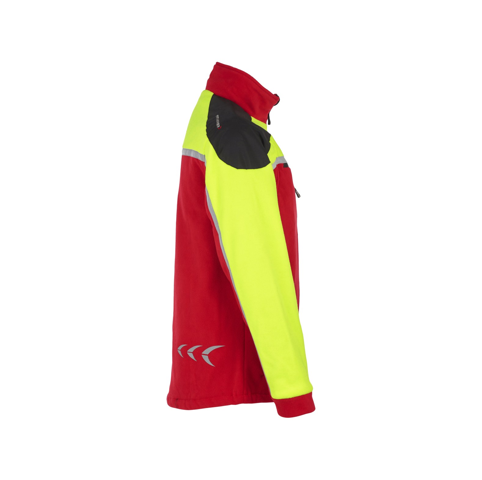 PFANNER Fleecejacke Jobby Colour Rot/Neongelb - bei KOX online bestellen | XX76166