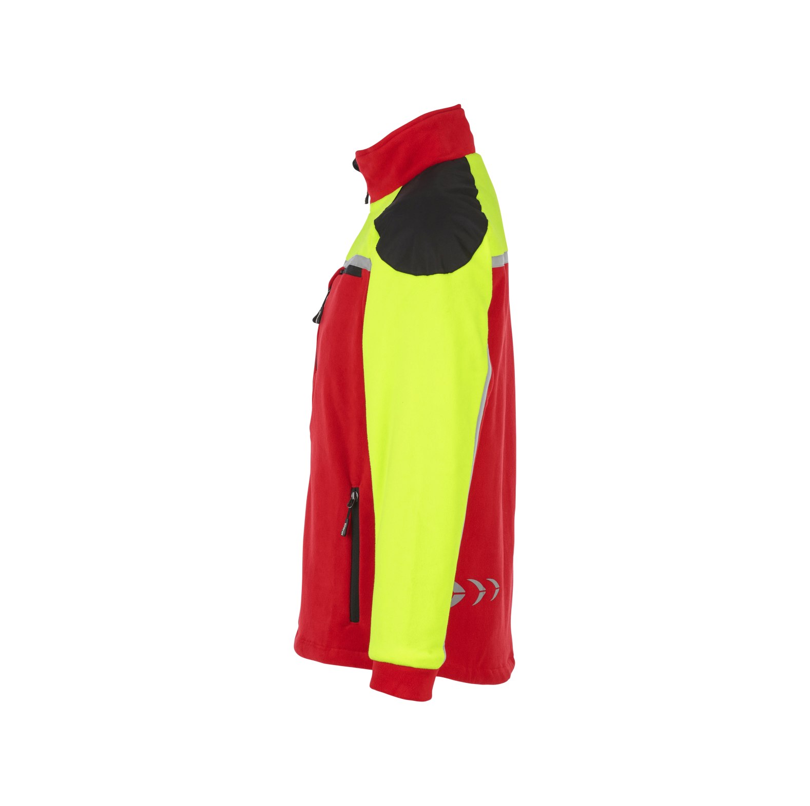 PFANNER Fleecejacke Jobby Colour Rot/Neongelb - bei KOX online bestellen | XX76166